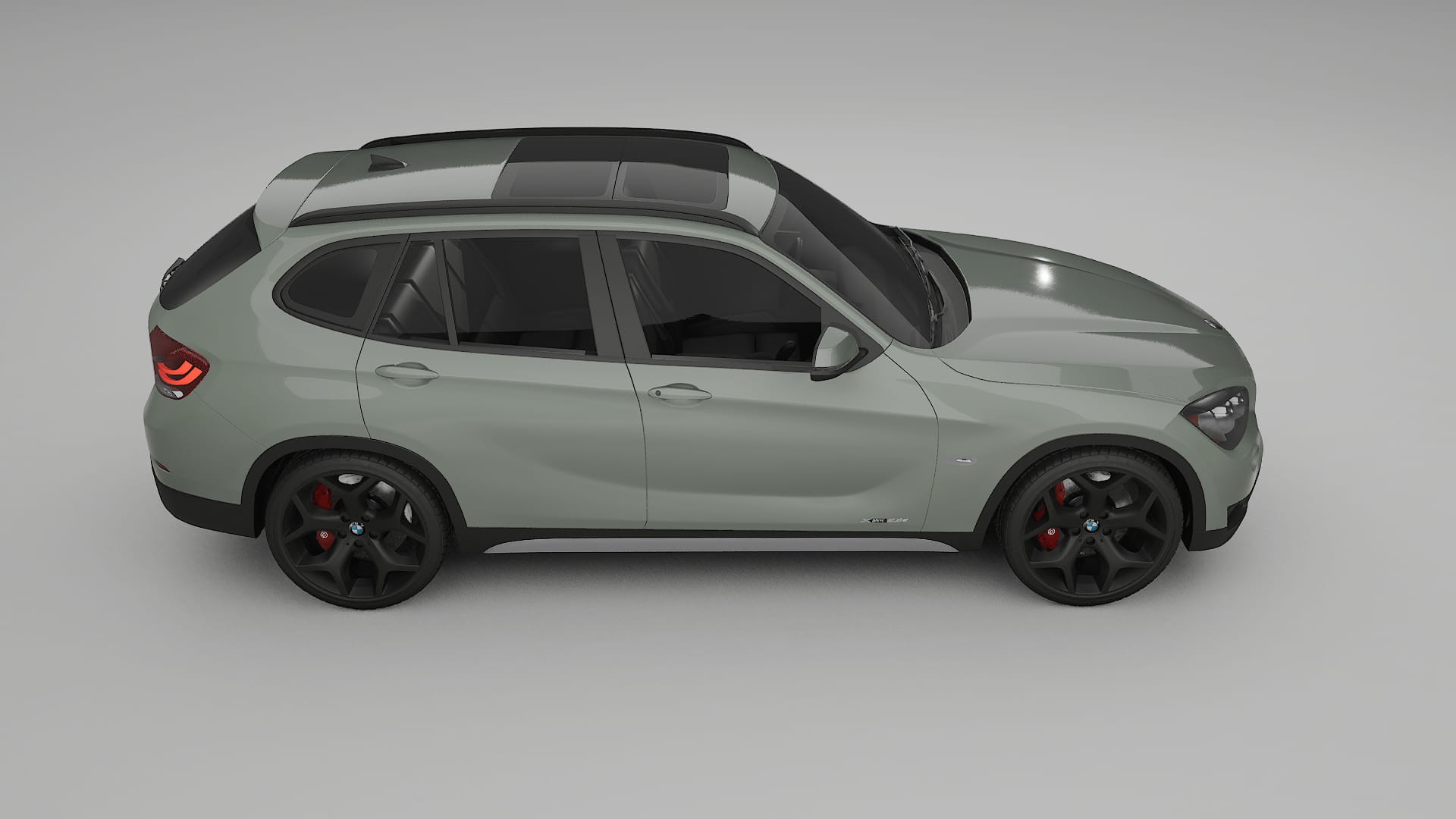 BMW X1 E84 TPU Lackskyddsfilm | SLATE Färgskiftande PPF – Komplett Förskuret Kit