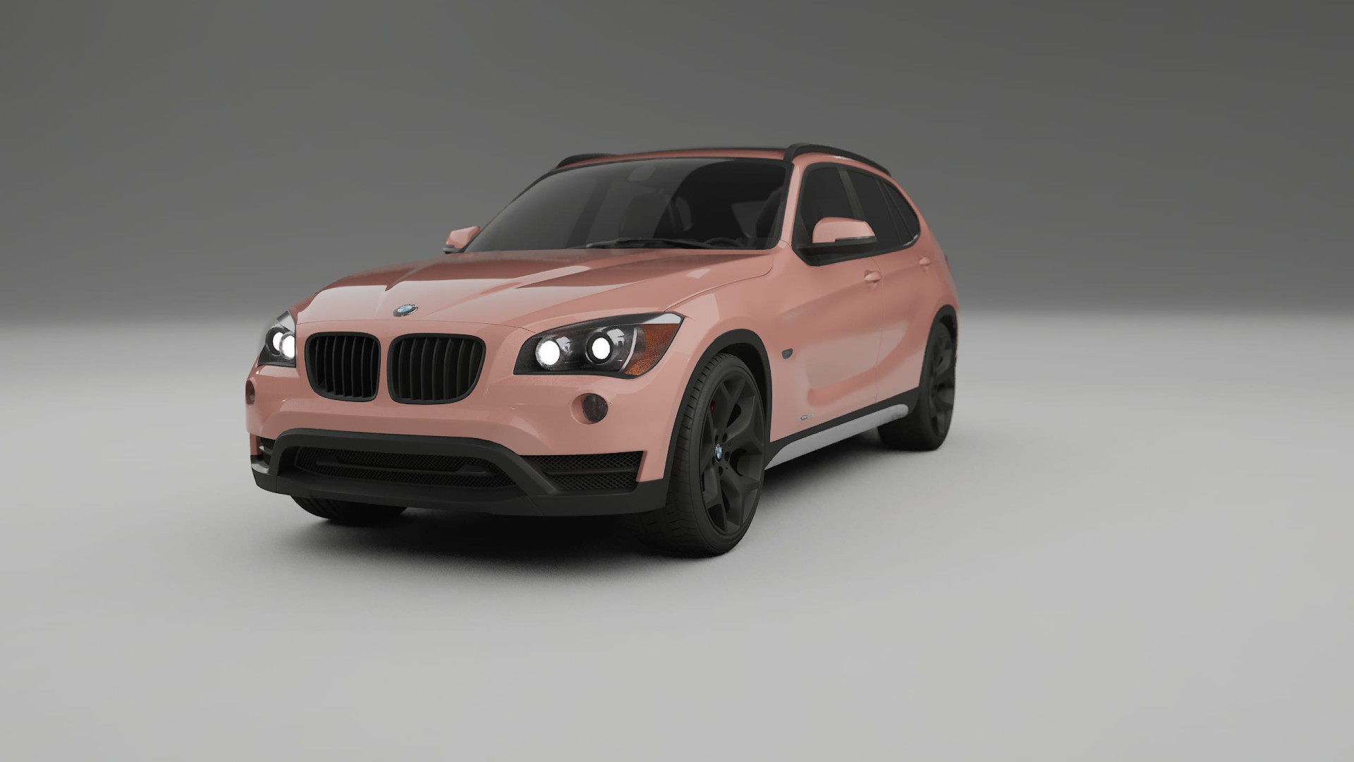 BMW X1 E84 TPU Lackskyddsfilm | BLUSH Färgskiftande PPF – Komplett Förskuret Kit