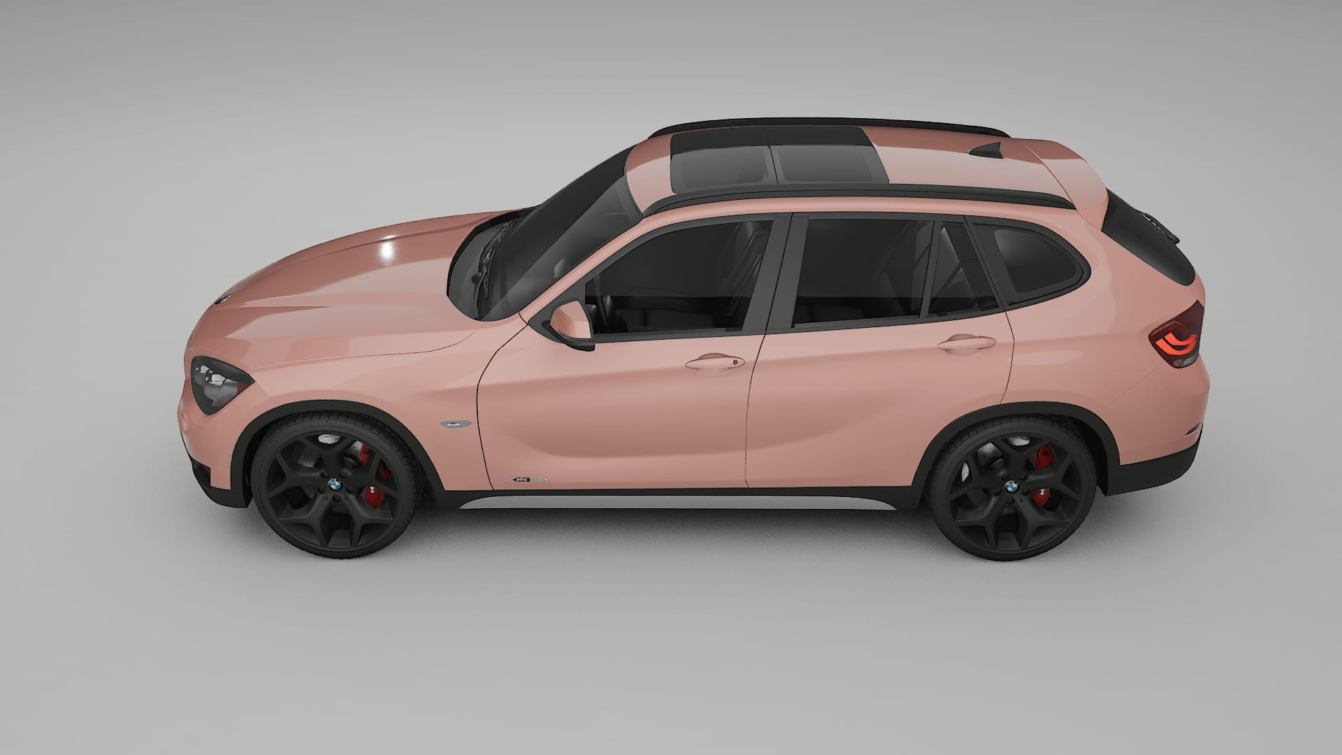 BMW X1 E84 TPU Lackskyddsfilm | BLUSH Färgskiftande PPF – Komplett Förskuret Kit
