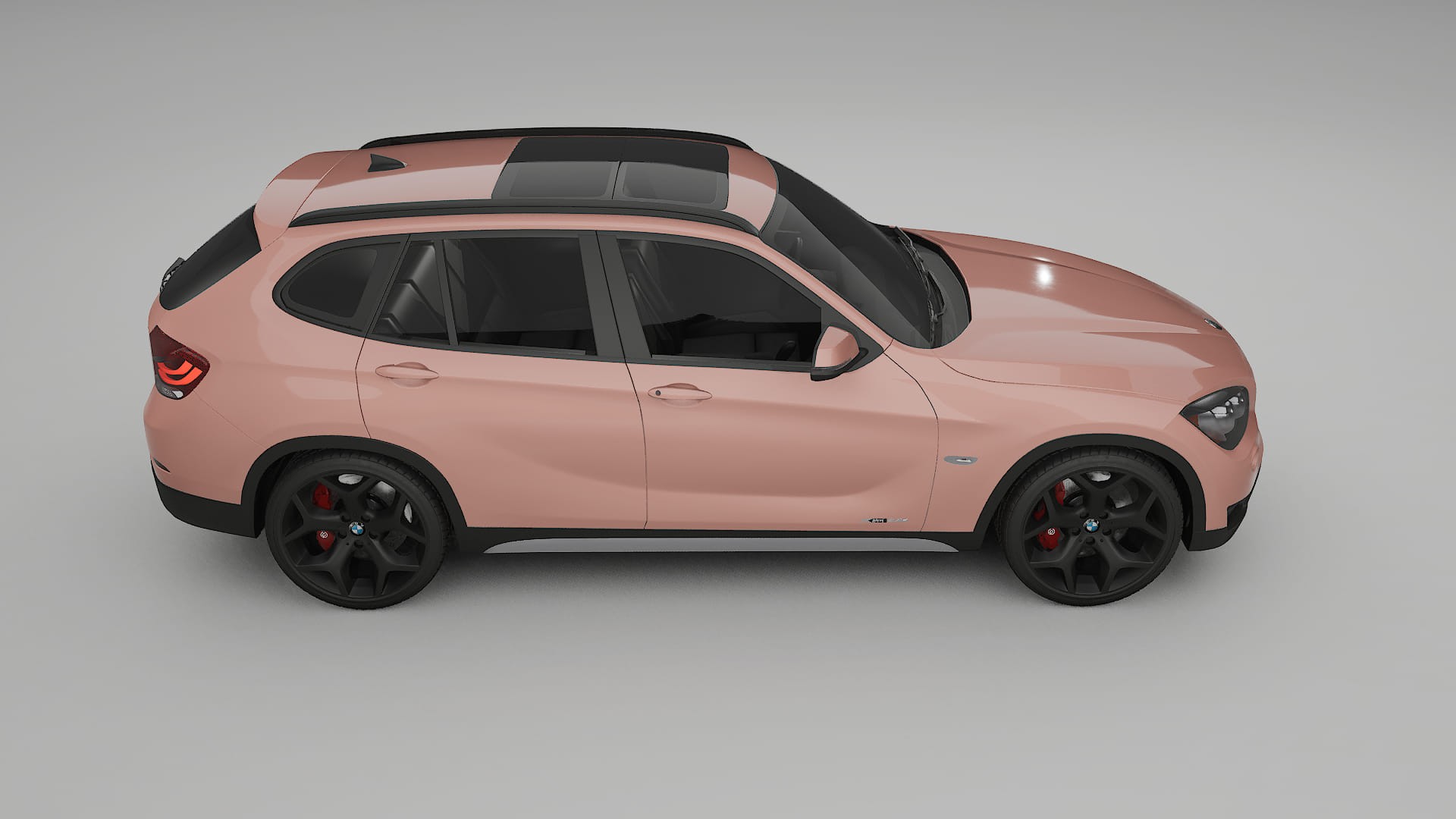 BMW X1 E84 TPU Lackskyddsfilm | BLUSH Färgskiftande PPF – Komplett Förskuret Kit
