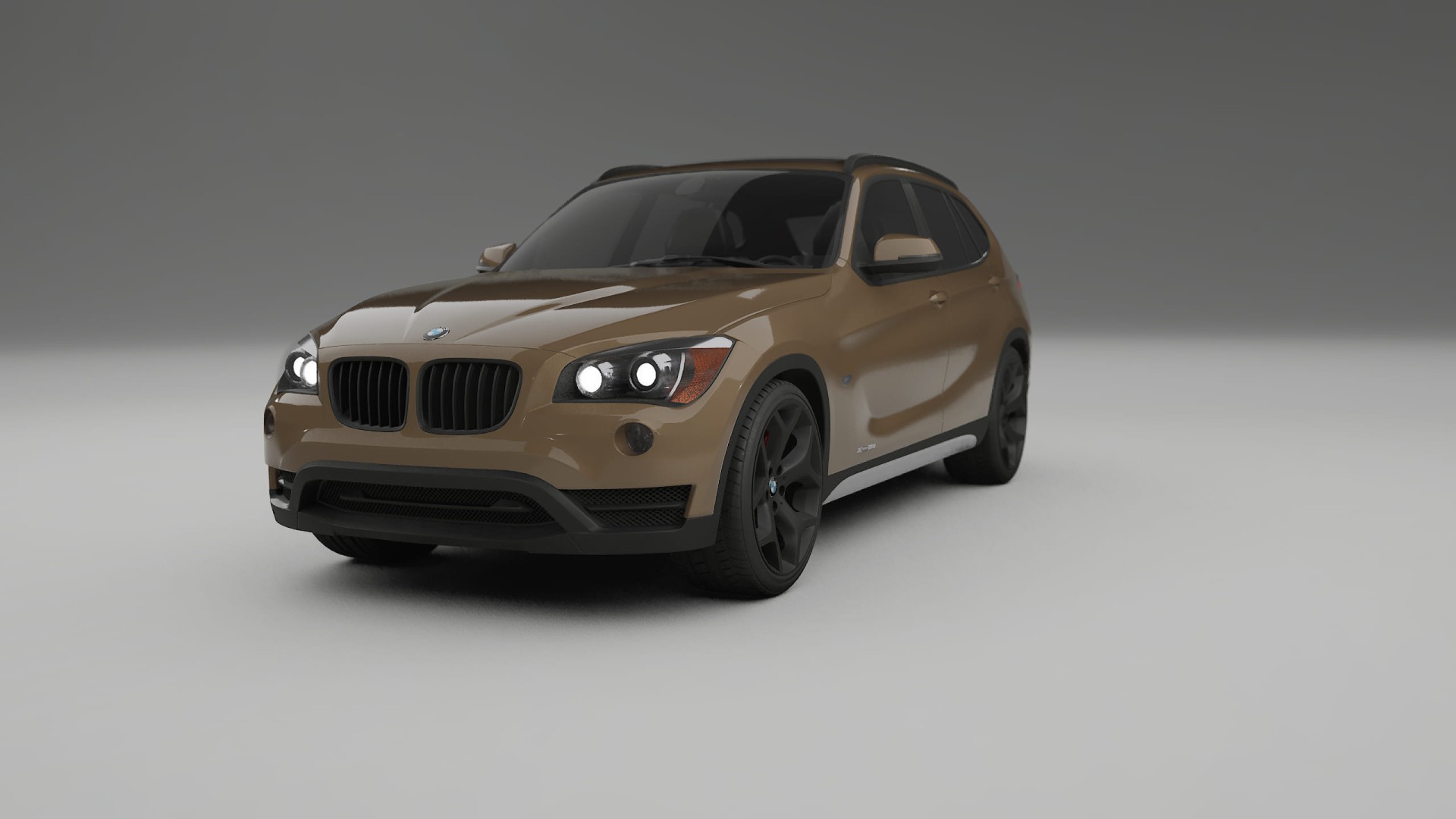 BMW X1 E84 TPU Lackskyddsfilm | SAHARA Färgskiftande PPF – Komplett Förskuret Kit