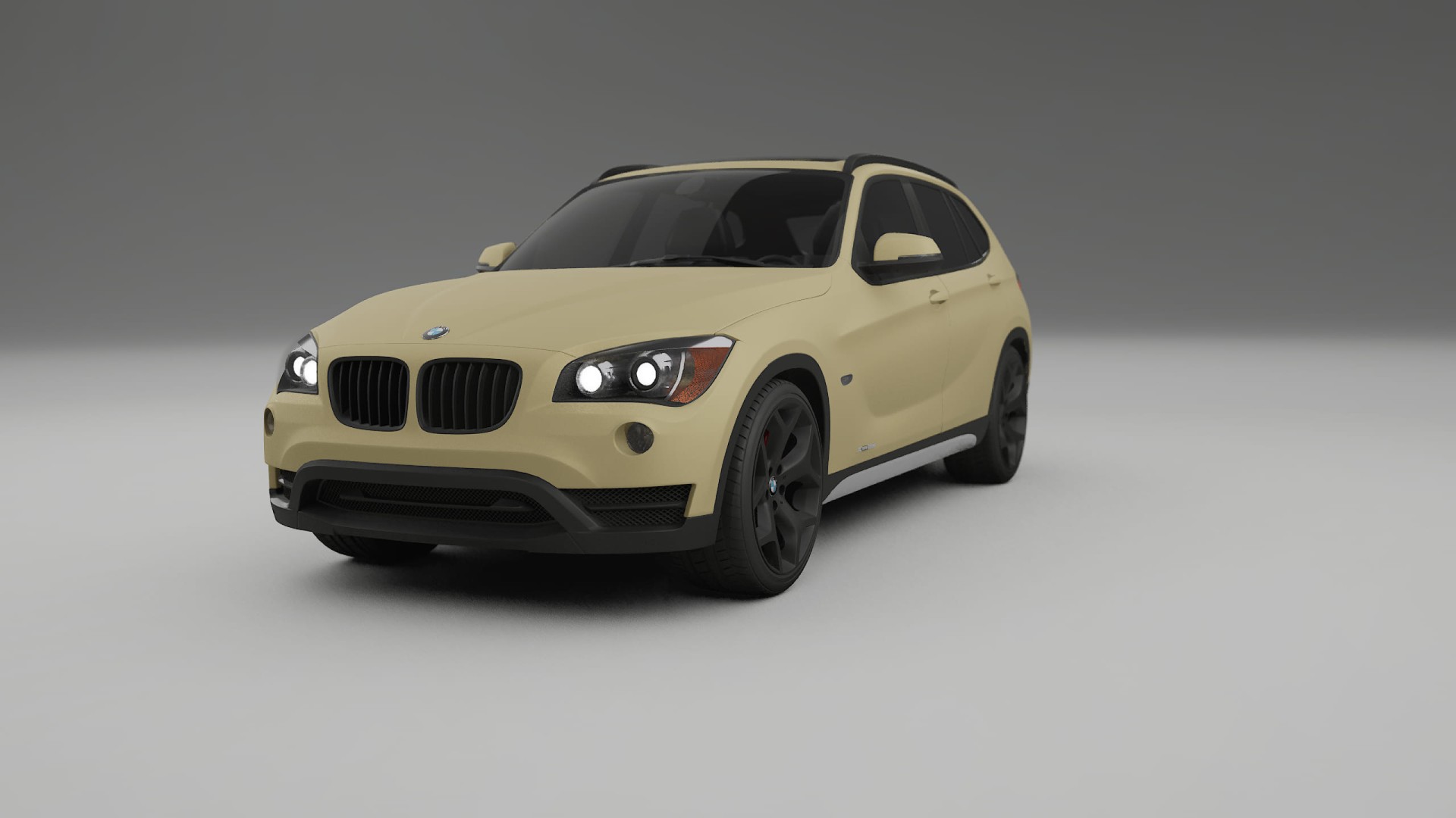 BMW X1 E84 TPU Lackskyddsfilm | SAND Färgskiftande PPF – Komplett Förskuret Kit