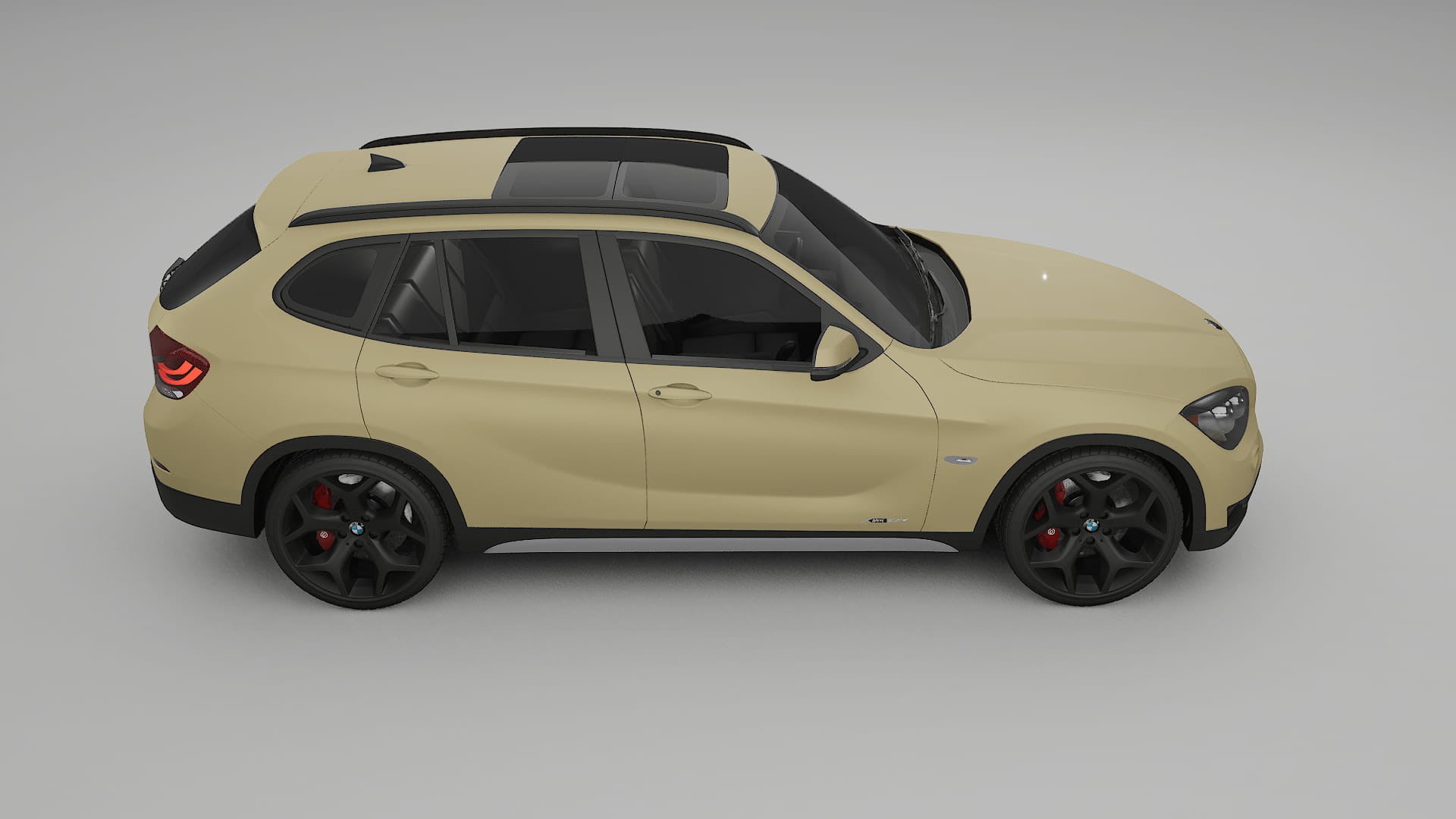 BMW X1 E84 TPU Lackskyddsfilm | SAND Färgskiftande PPF – Komplett Förskuret Kit