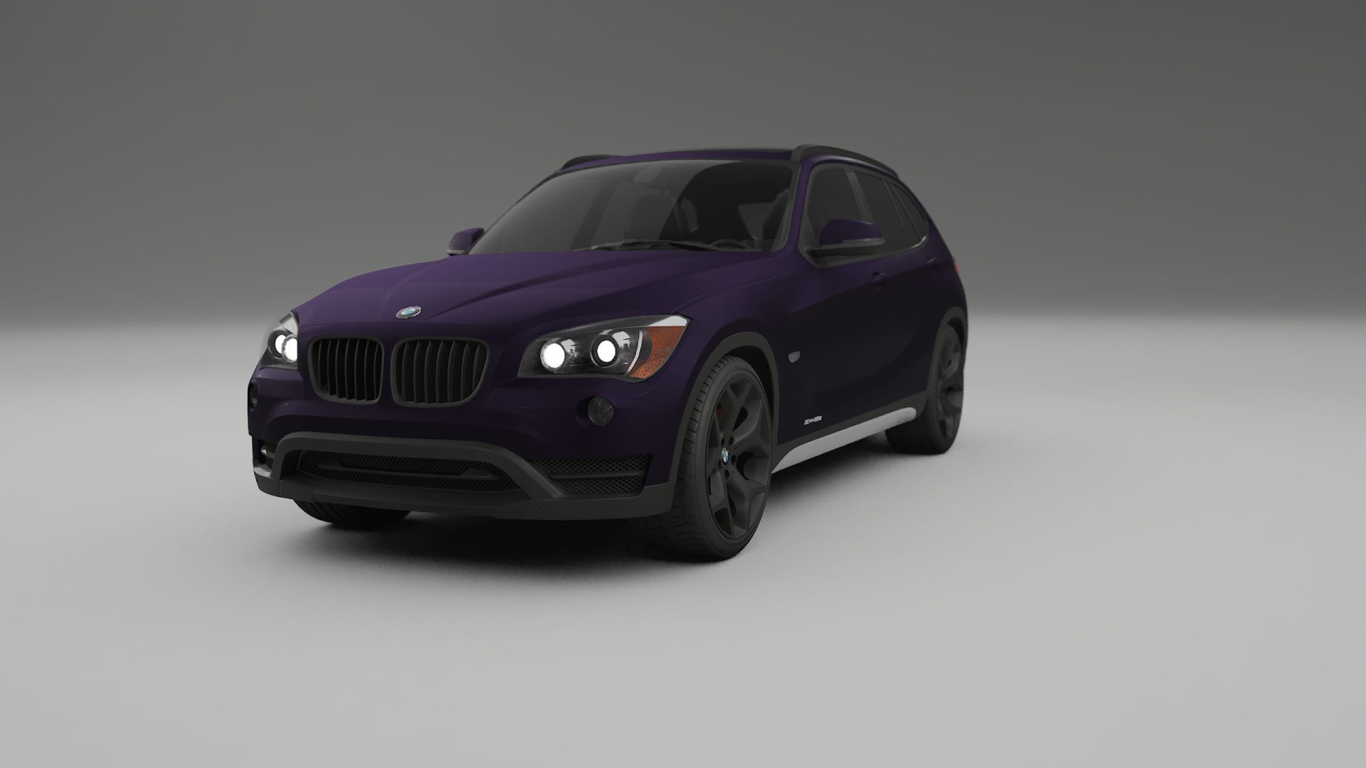 BMW X1 E84 TPU Lackskyddsfilm | VIOLET Färgskiftande PPF – Komplett Förskuret Kit