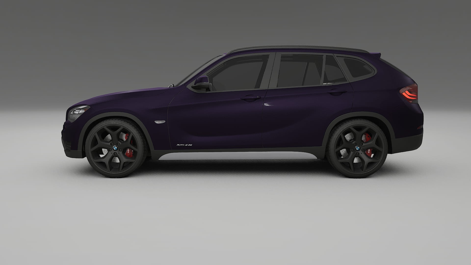 BMW X1 E84 TPU Lackskyddsfilm | VIOLET Färgskiftande PPF – Komplett Förskuret Kit