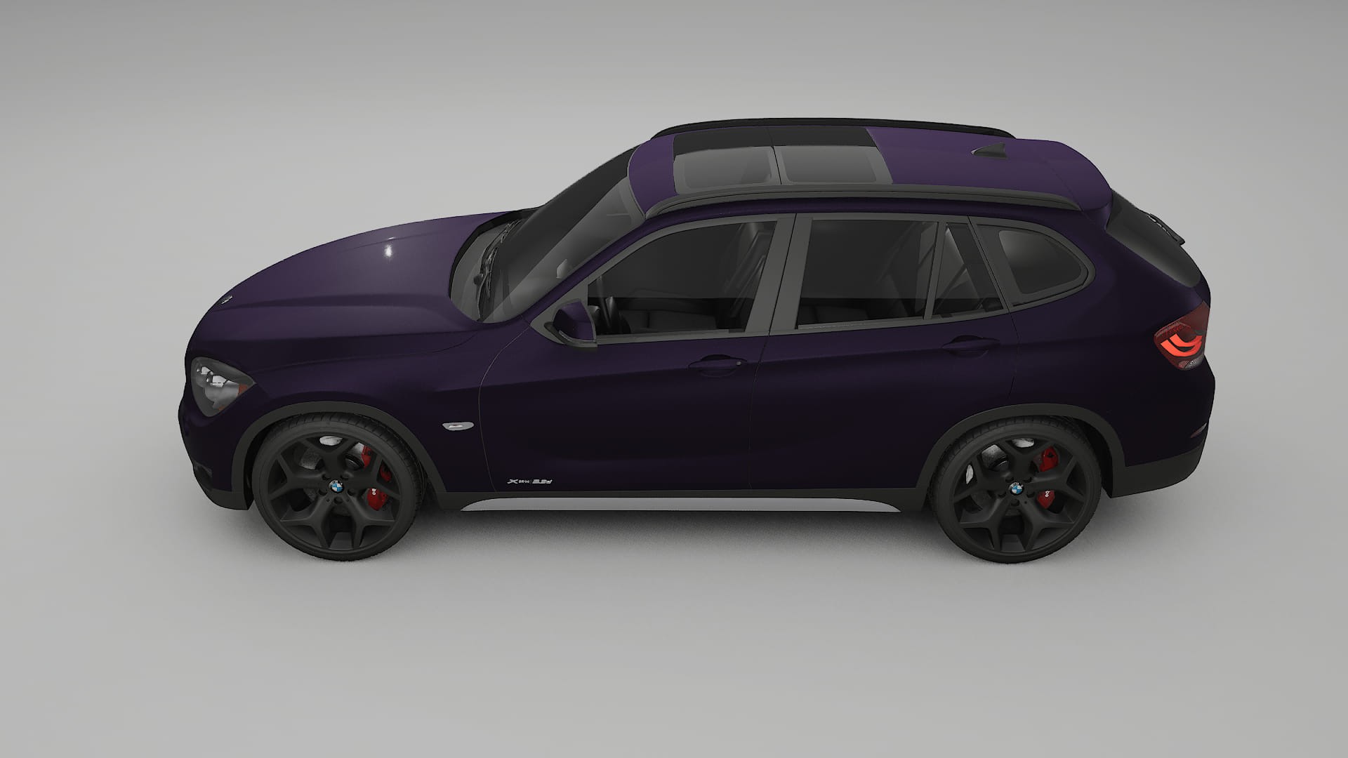 BMW X1 E84 TPU Lackskyddsfilm | VIOLET Färgskiftande PPF – Komplett Förskuret Kit