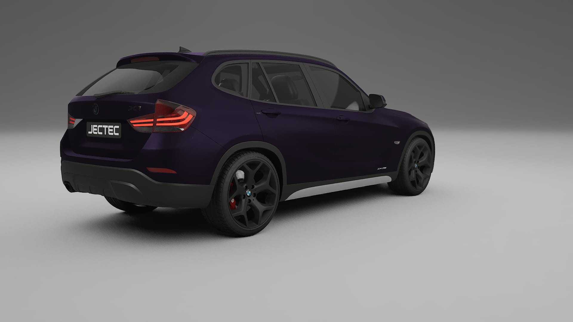 BMW X1 E84 TPU Lackskyddsfilm | VIOLET Färgskiftande PPF – Komplett Förskuret Kit