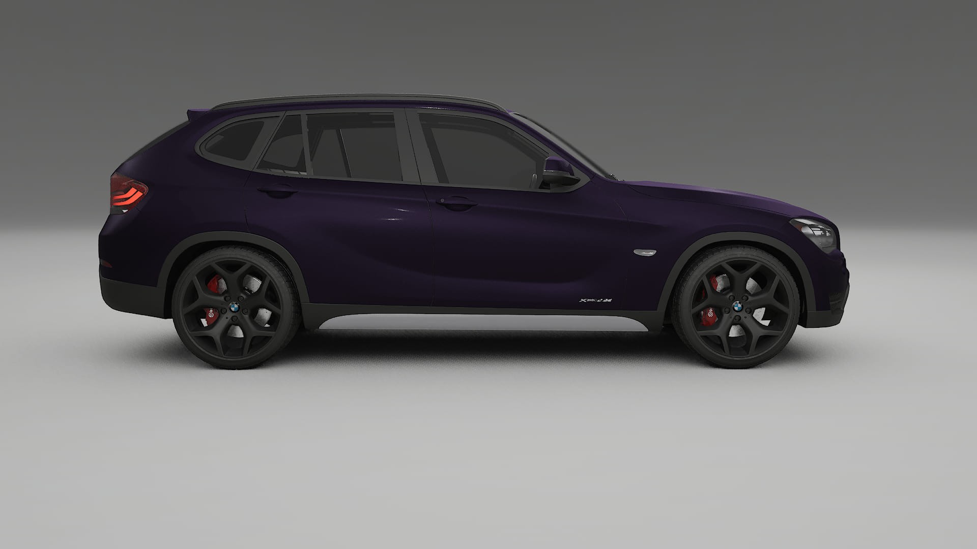 BMW X1 E84 TPU Lackskyddsfilm | VIOLET Färgskiftande PPF – Komplett Förskuret Kit