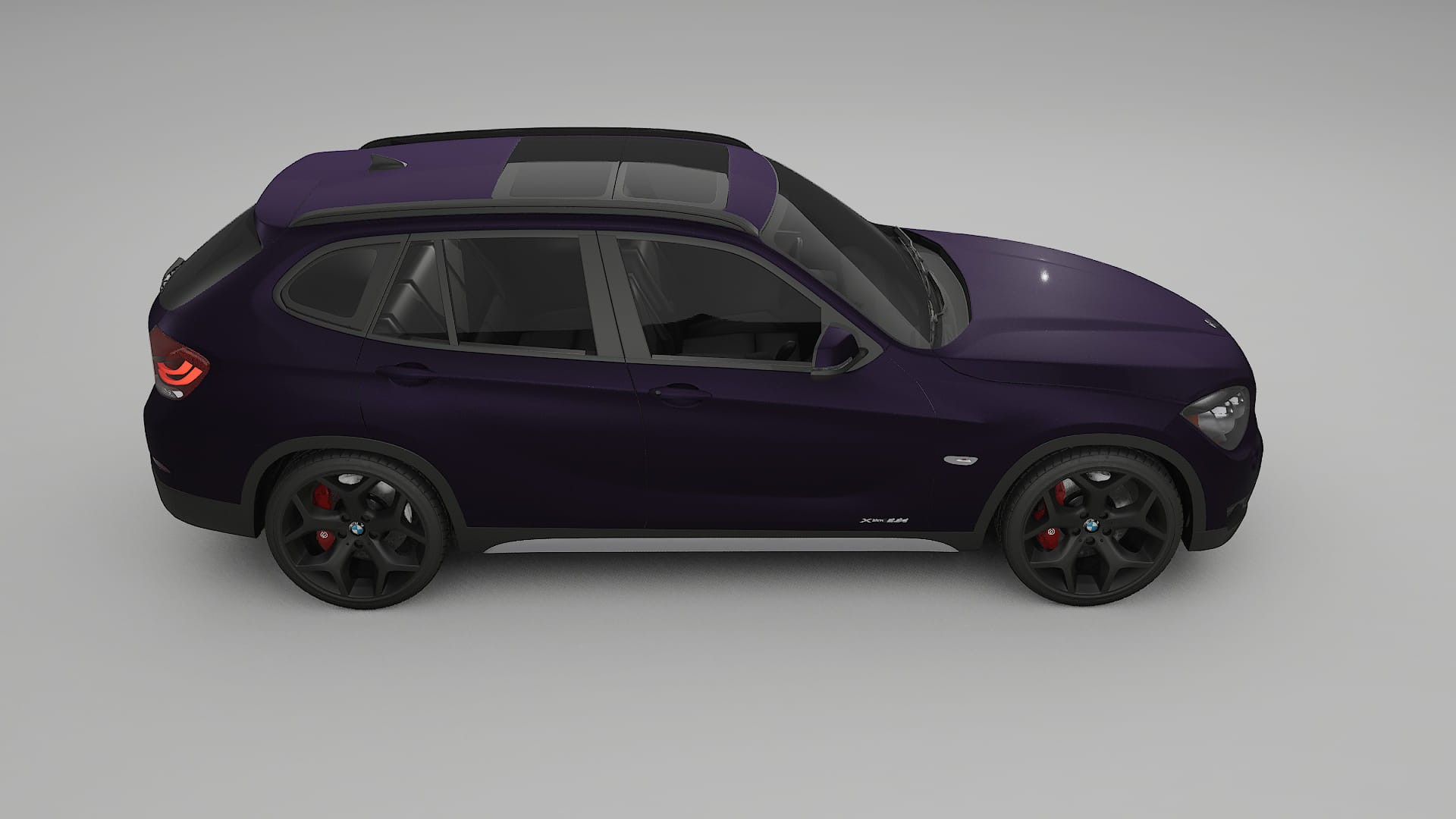 BMW X1 E84 TPU Lackskyddsfilm | VIOLET Färgskiftande PPF – Komplett Förskuret Kit