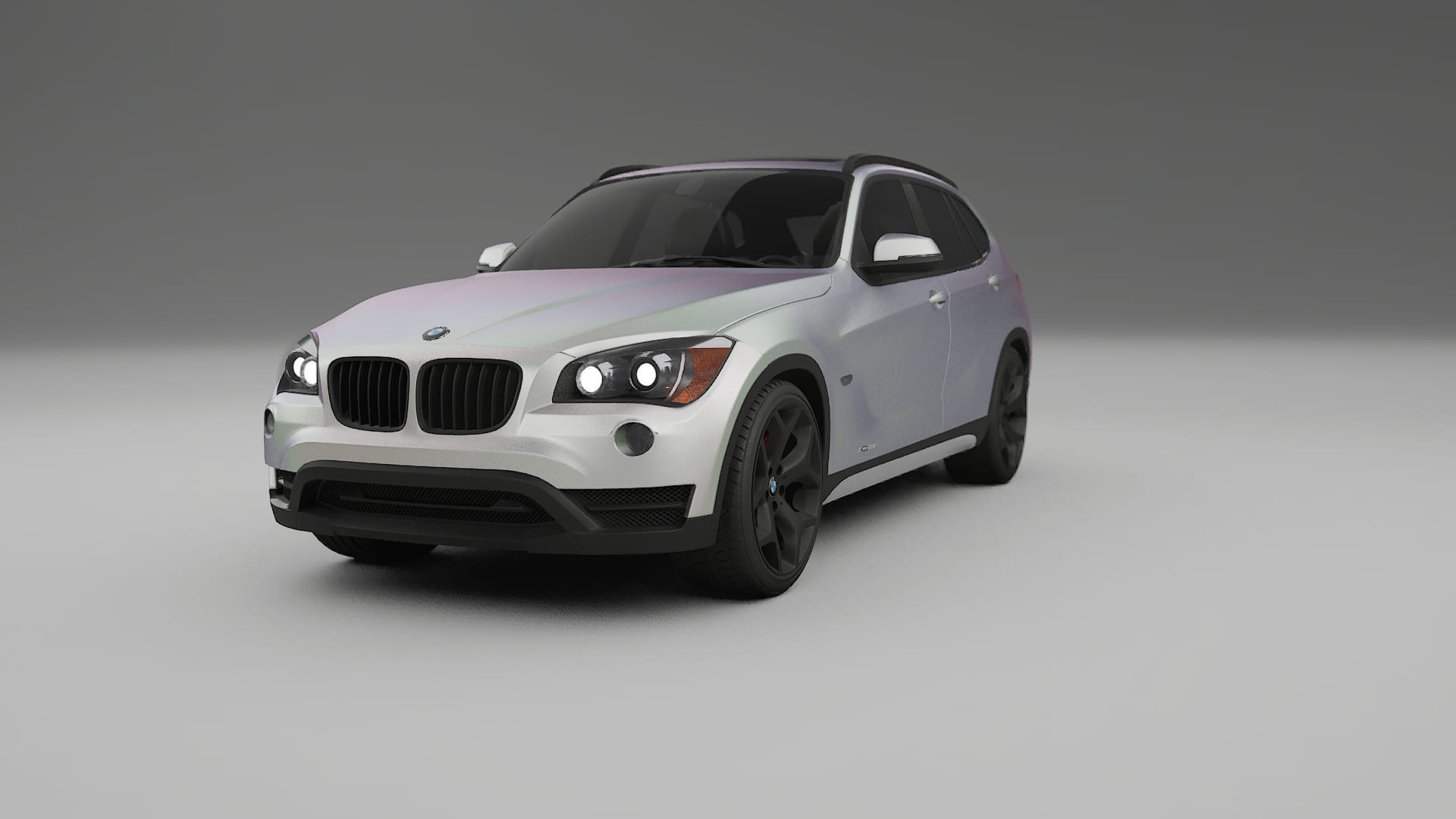 BMW X1 E84 TPU Lackskyddsfilm | NEBULA Färgskiftande PPF – Komplett Förskuret Kit