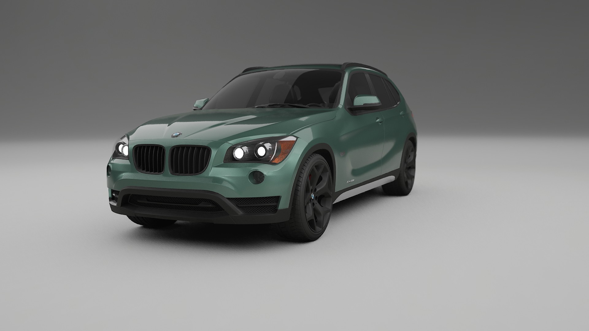 BMW X1 E84 TPU Lackskyddsfilm | EVERGREEN Färgskiftande PPF – Komplett Förskuret Kit