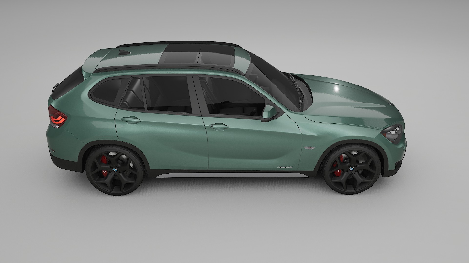 BMW X1 E84 TPU Lackskyddsfilm | EVERGREEN Färgskiftande PPF – Komplett Förskuret Kit