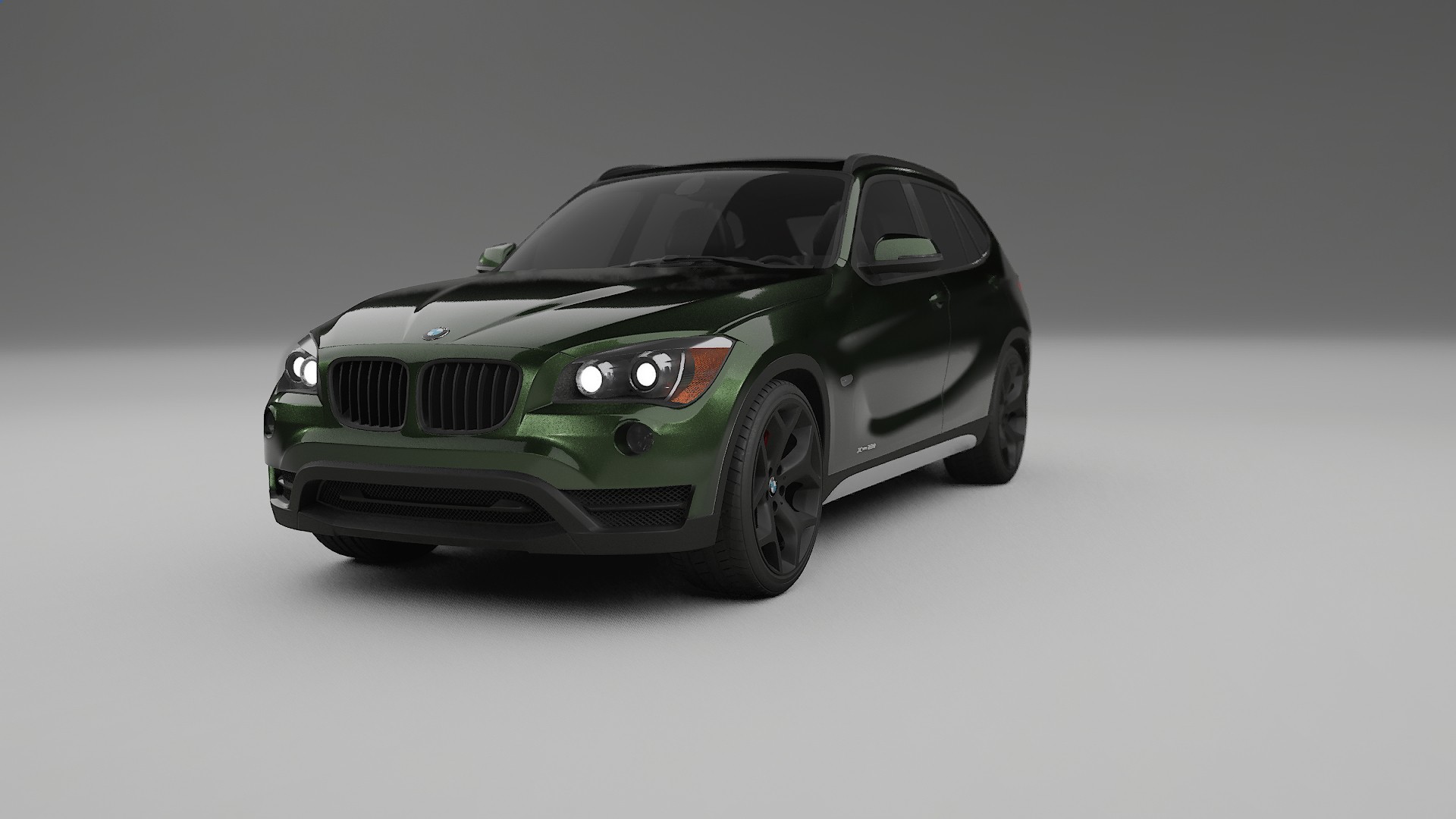 BMW X1 E84 TPU Lackskyddsfilm | LAGOON Färgskiftande PPF – Komplett Förskuret Kit