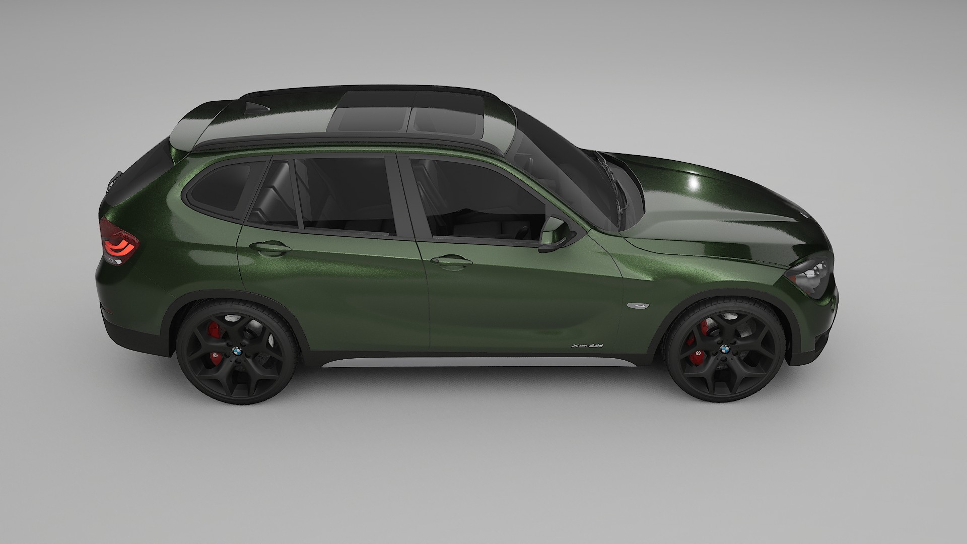 BMW X1 E84 TPU Lackskyddsfilm | LAGOON Färgskiftande PPF – Komplett Förskuret Kit