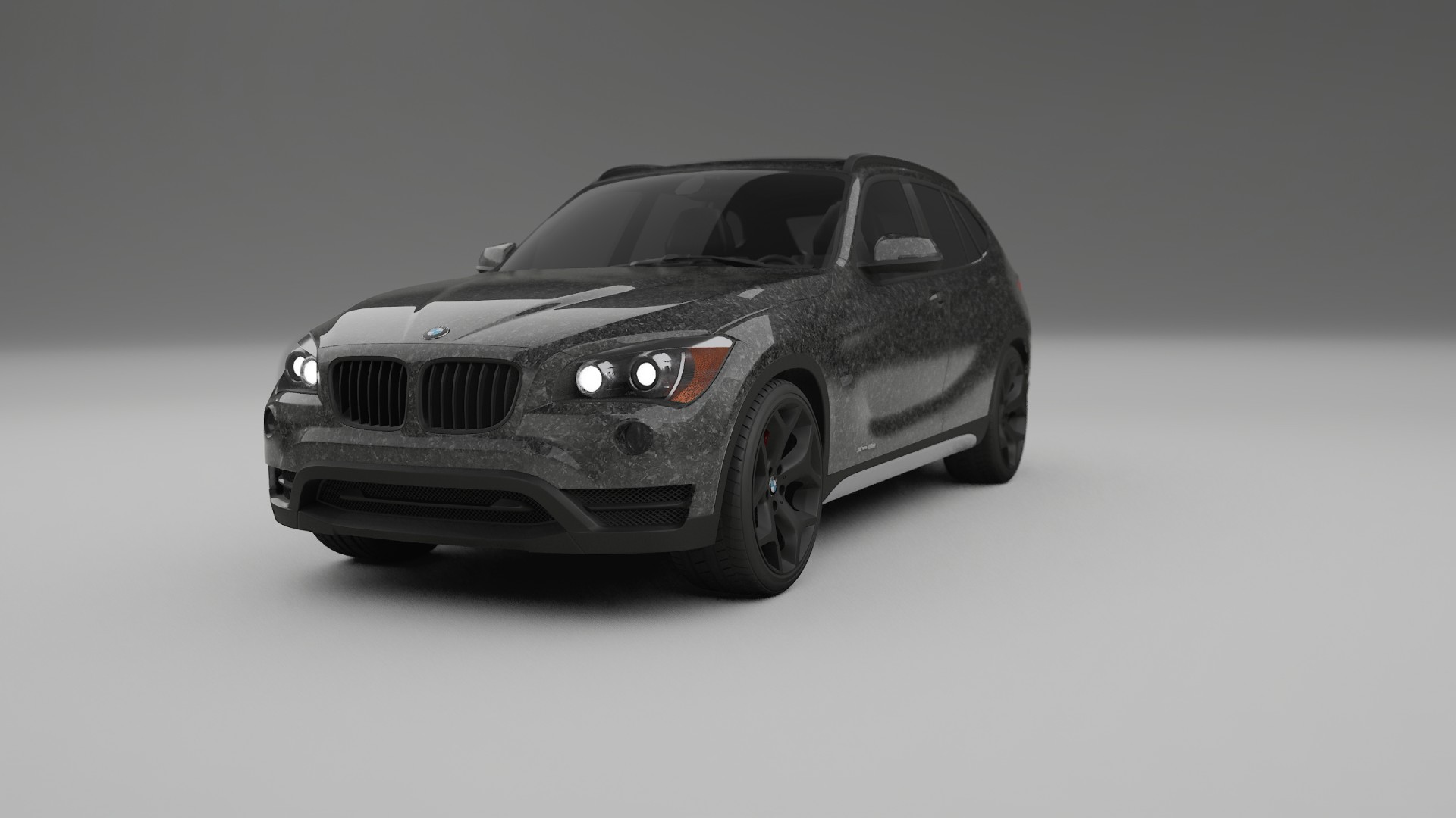 BMW X1 E84 TPU Lackskyddsfilm | FORGED S Färgskiftande PPF – Komplett Förskuret Kit 2