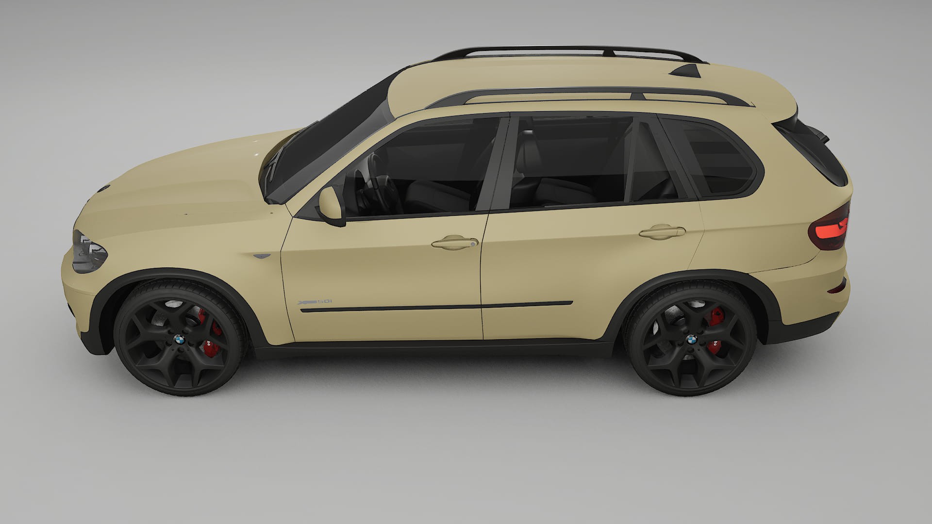 BMW X5 E70 TPU Lackskyddsfilm | SAND Färgskiftande PPF – Komplett Förskuret Kit