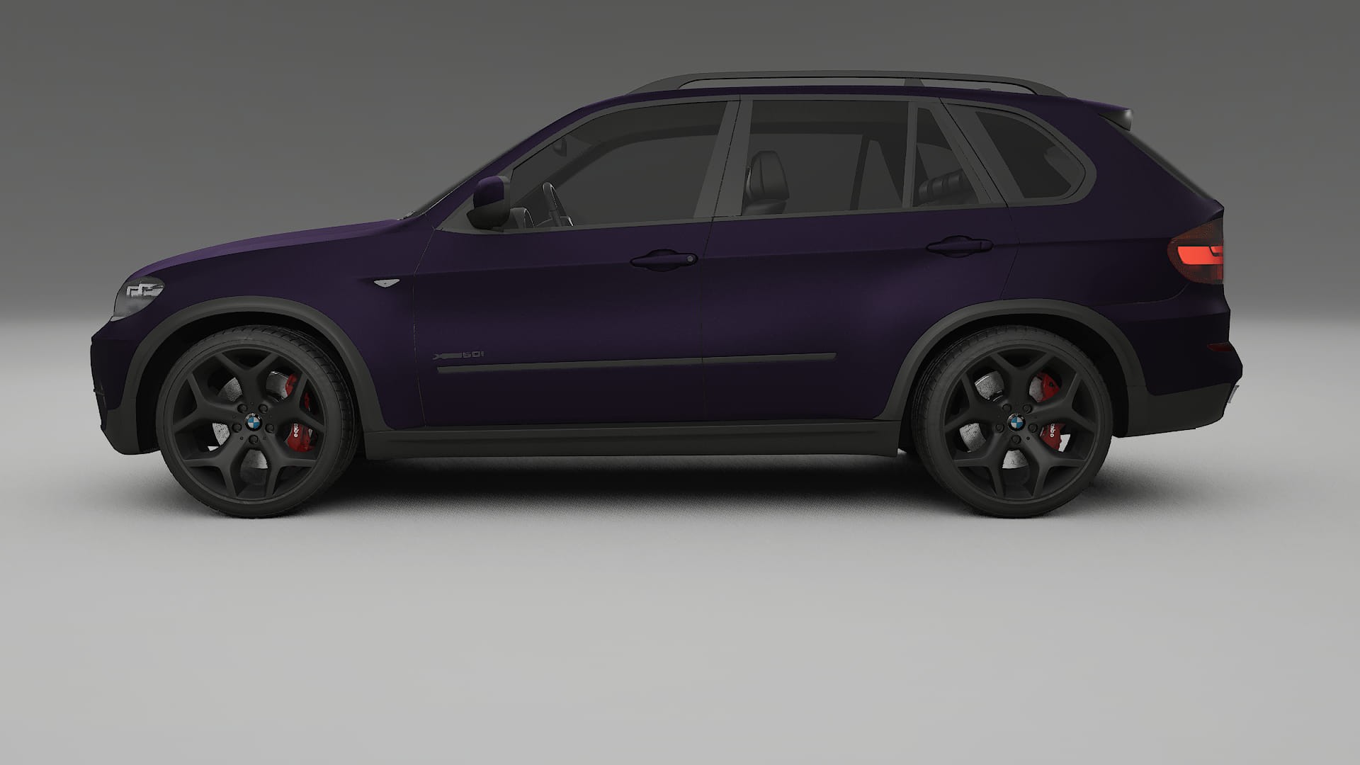 BMW X5 E70 TPU Lackskyddsfilm | VIOLET Färgskiftande PPF – Komplett Förskuret Kit