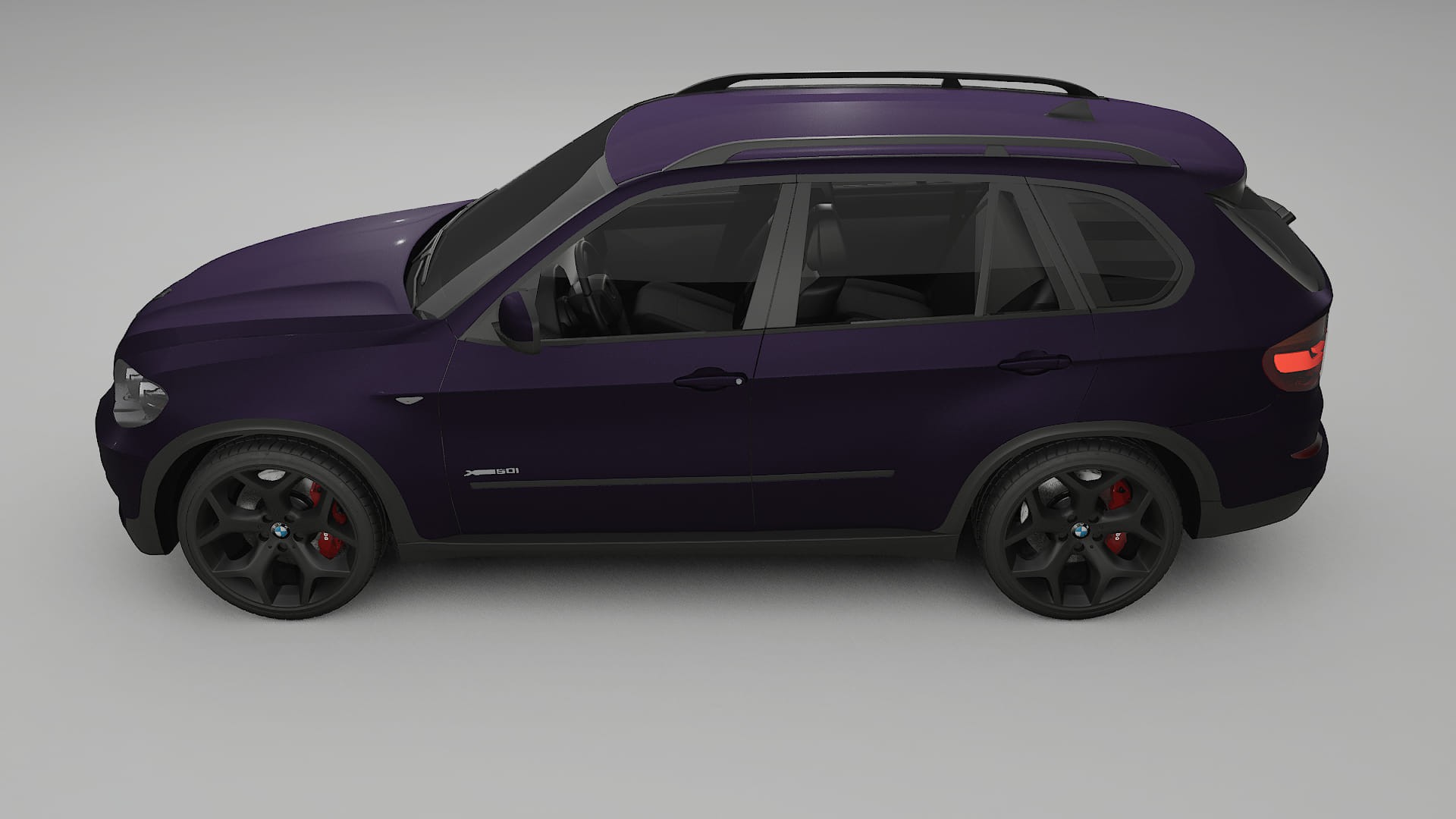 BMW X5 E70 TPU Lackskyddsfilm | VIOLET Färgskiftande PPF – Komplett Förskuret Kit