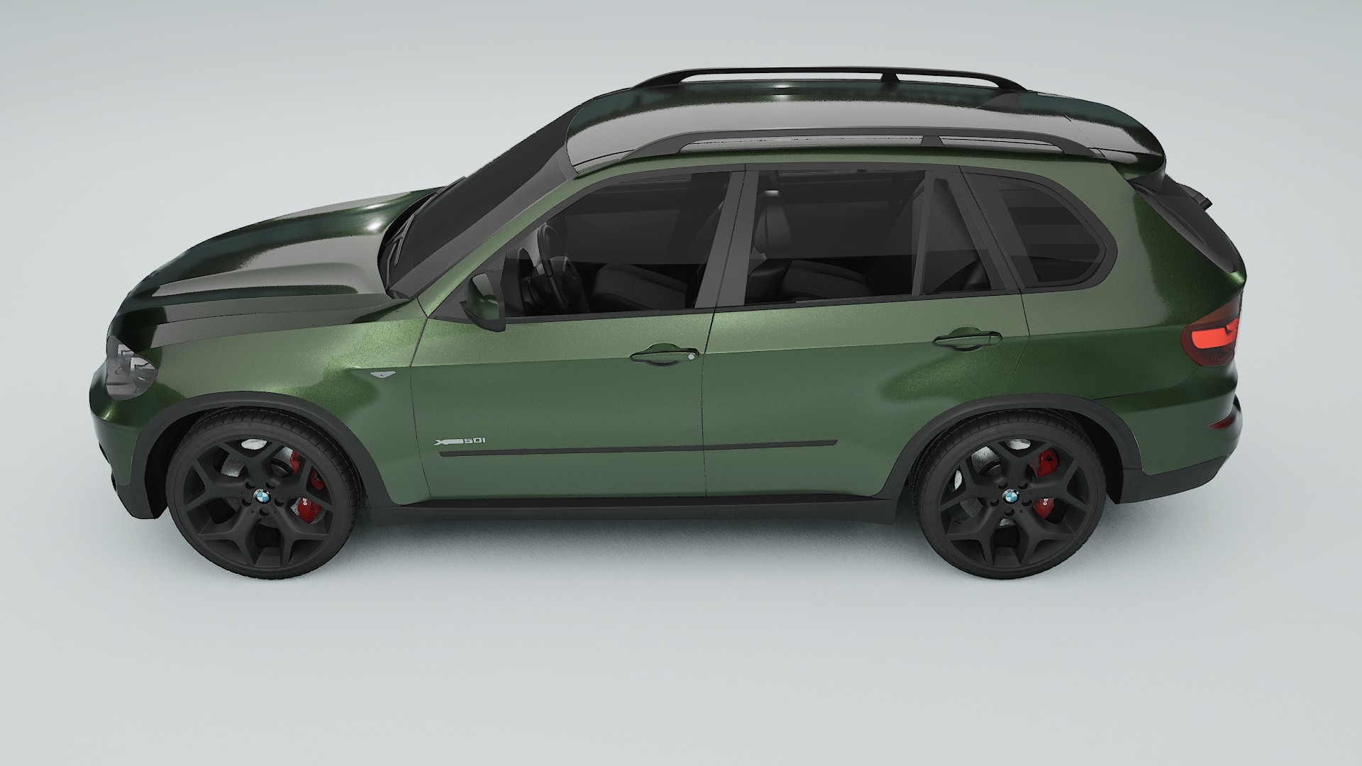 BMW X5 E70 TPU Lackskyddsfilm | LAGOON Färgskiftande PPF – Komplett Förskuret Kit