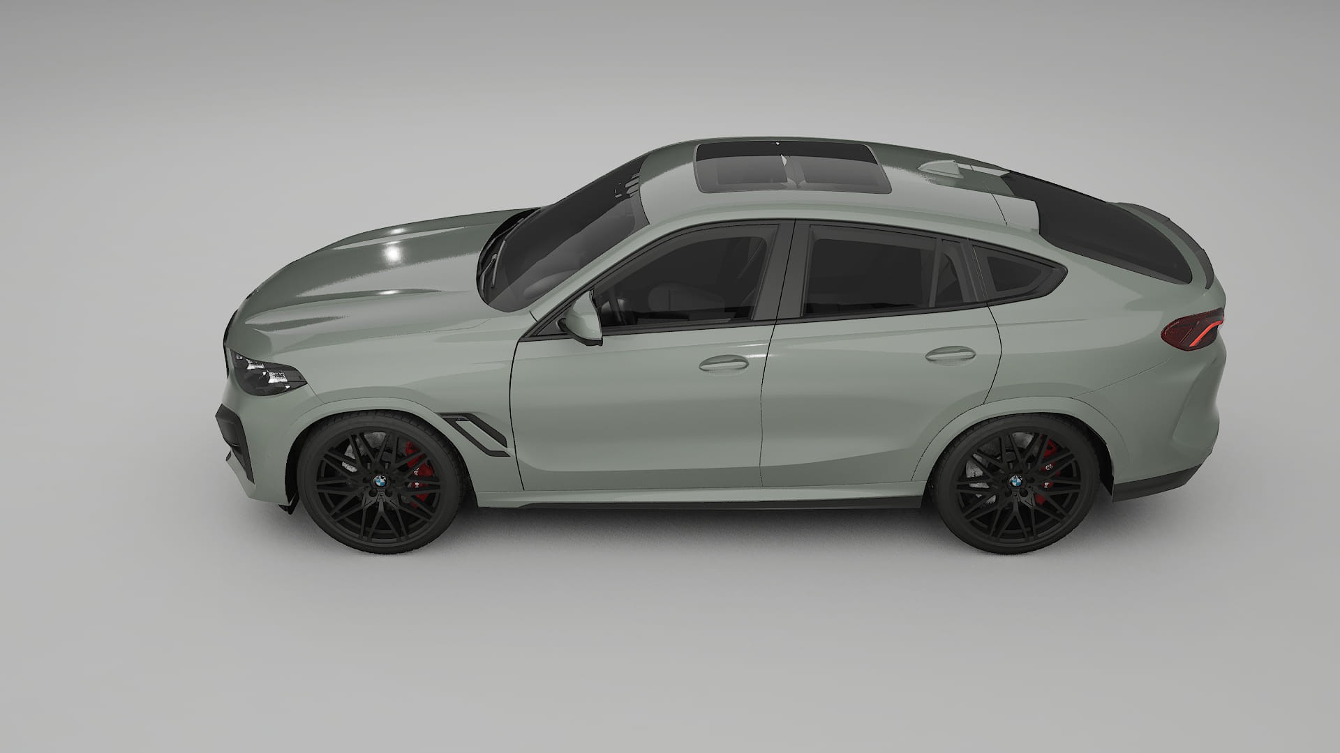 BMW X6 F96 Competition TPU Lackskyddsfilm | SLATE Färgskiftande PPF – Komplett Förskuret Kit