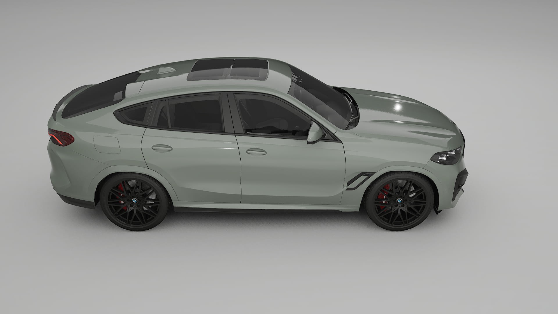 BMW X6 F96 Competition TPU Lackskyddsfilm | SLATE Färgskiftande PPF – Komplett Förskuret Kit