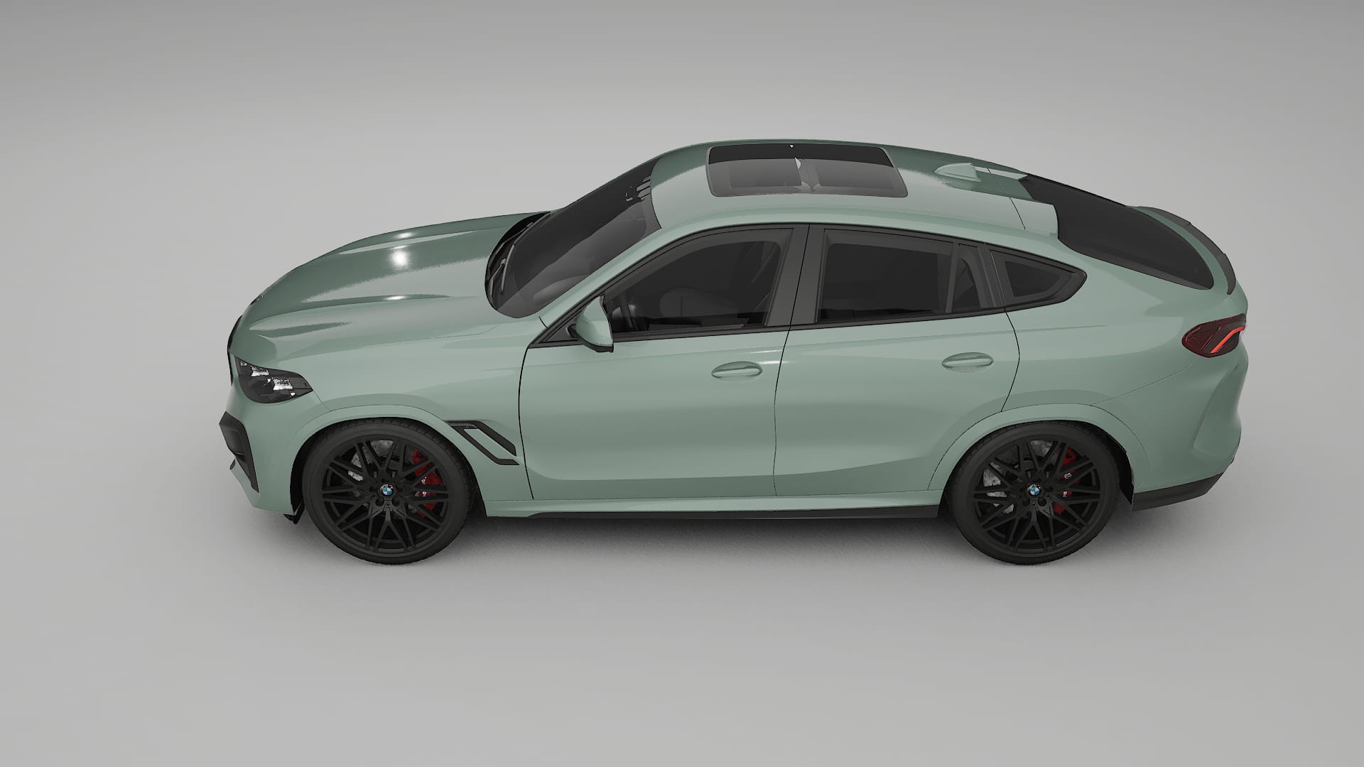 BMW X6 F96 Competition TPU Lackskyddsfilm | CINDER Färgskiftande PPF – Komplett Förskuret Kit