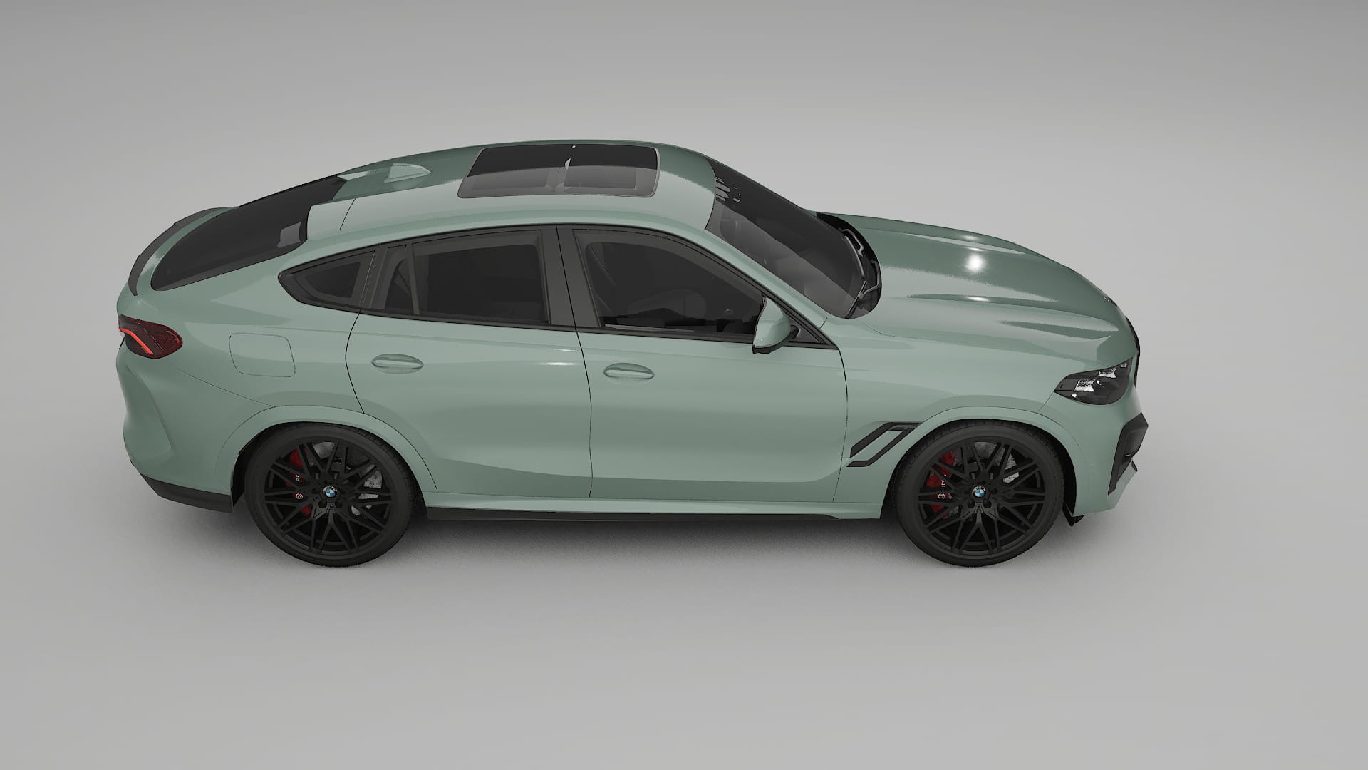 BMW X6 F96 Competition TPU Lackskyddsfilm | CINDER Färgskiftande PPF – Komplett Förskuret Kit