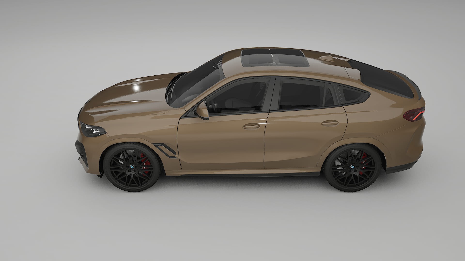 BMW X6 F96 Competition TPU Lackskyddsfilm | SAHARA Färgskiftande PPF – Komplett Förskuret Kit
