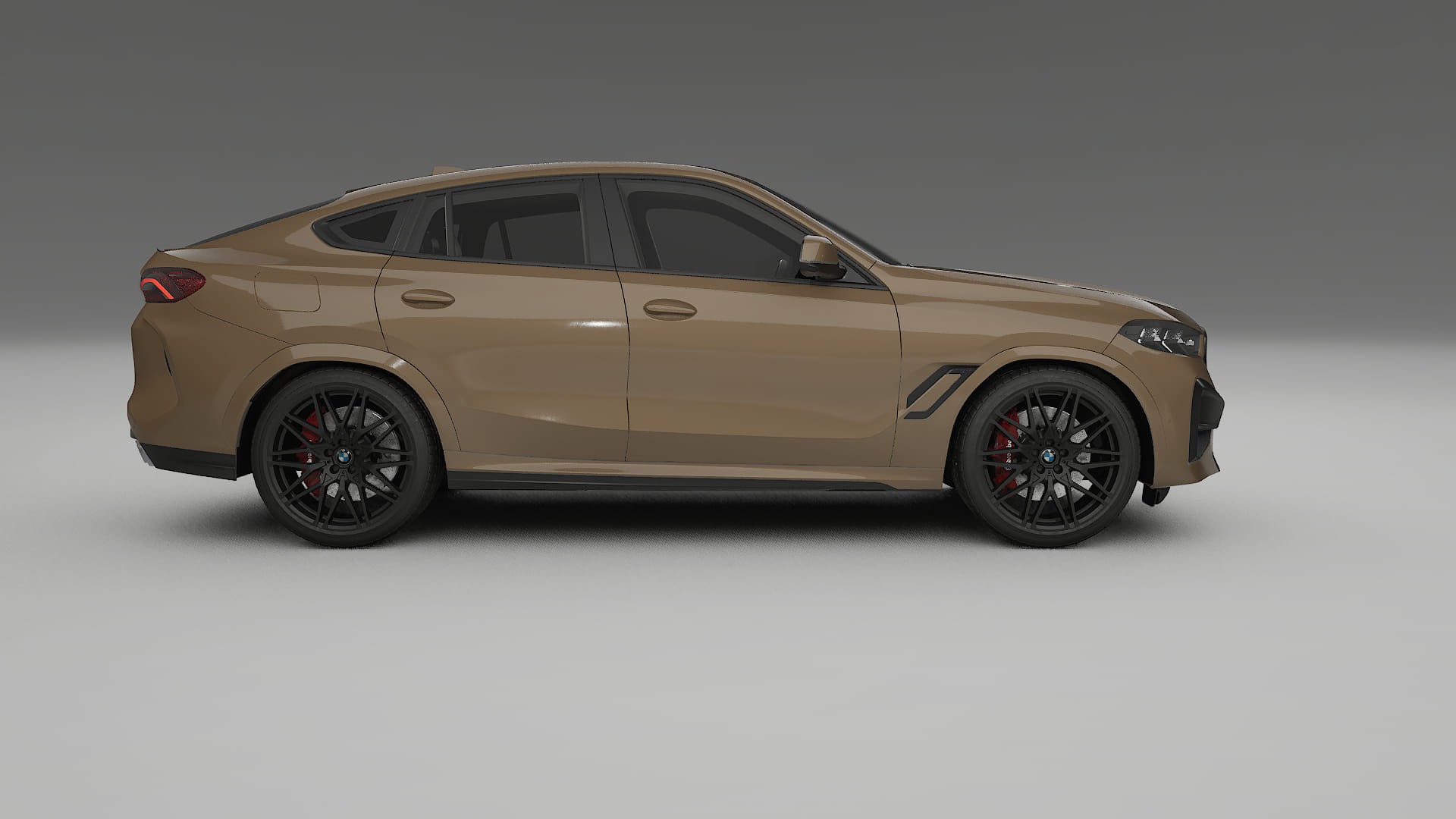 BMW X6 F96 Competition TPU Lackskyddsfilm | SAHARA Färgskiftande PPF – Komplett Förskuret Kit
