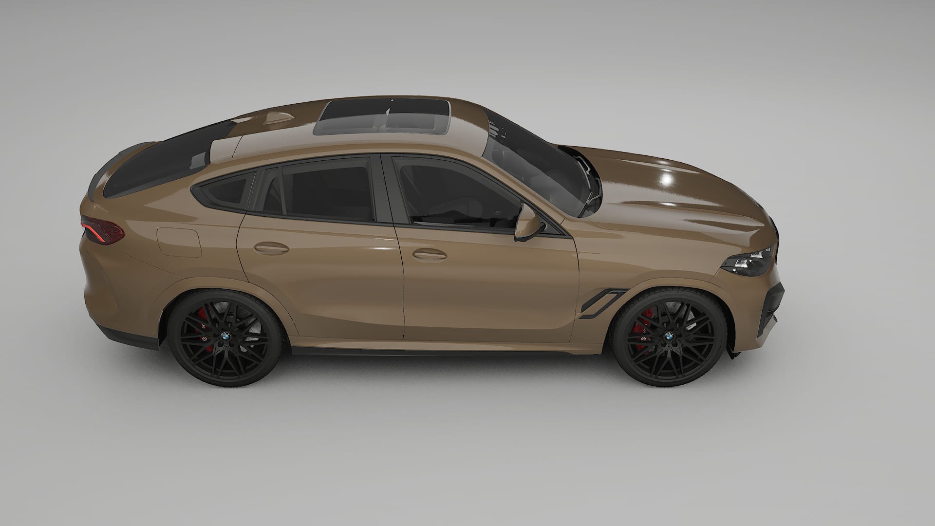 BMW X6 F96 Competition TPU Lackskyddsfilm | SAHARA Färgskiftande PPF – Komplett Förskuret Kit