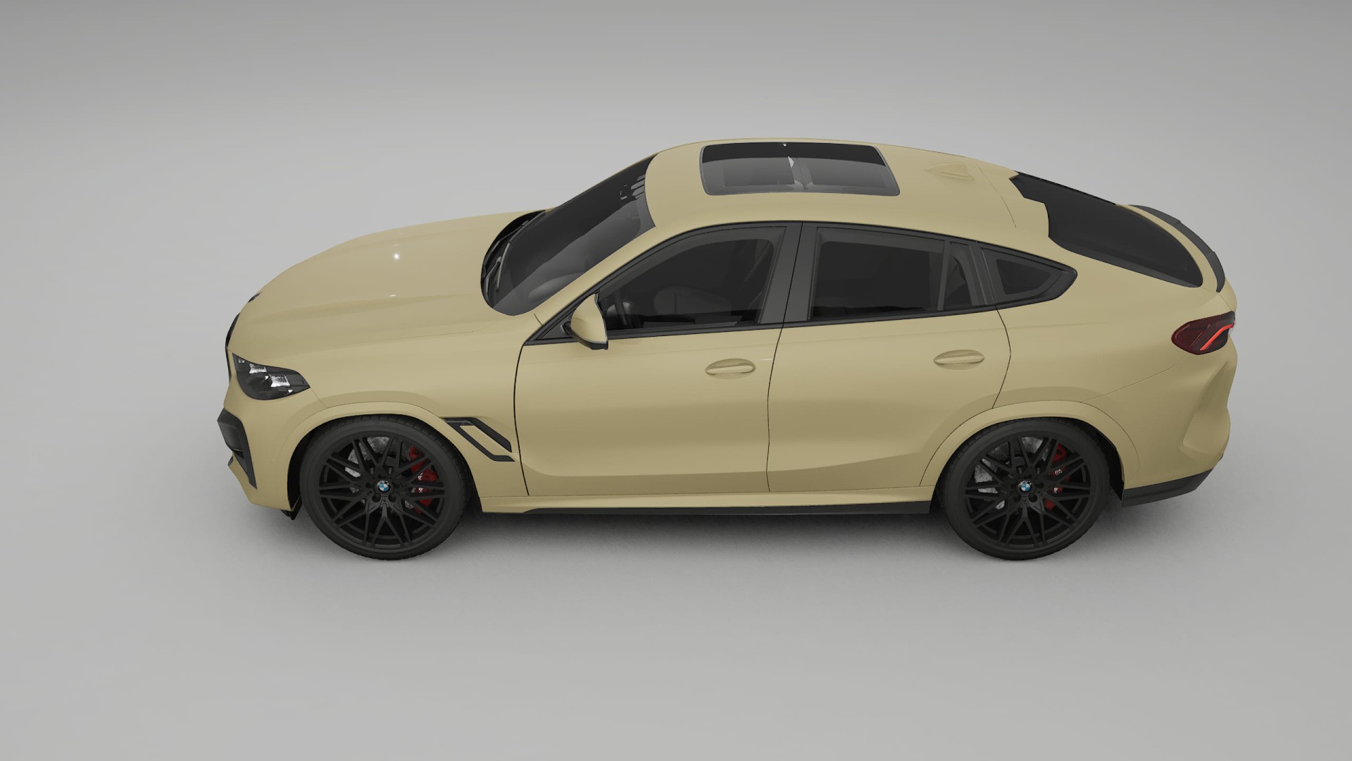BMW X6 F96 Competition TPU Lackskyddsfilm | SAND Färgskiftande PPF – Komplett Förskuret Kit
