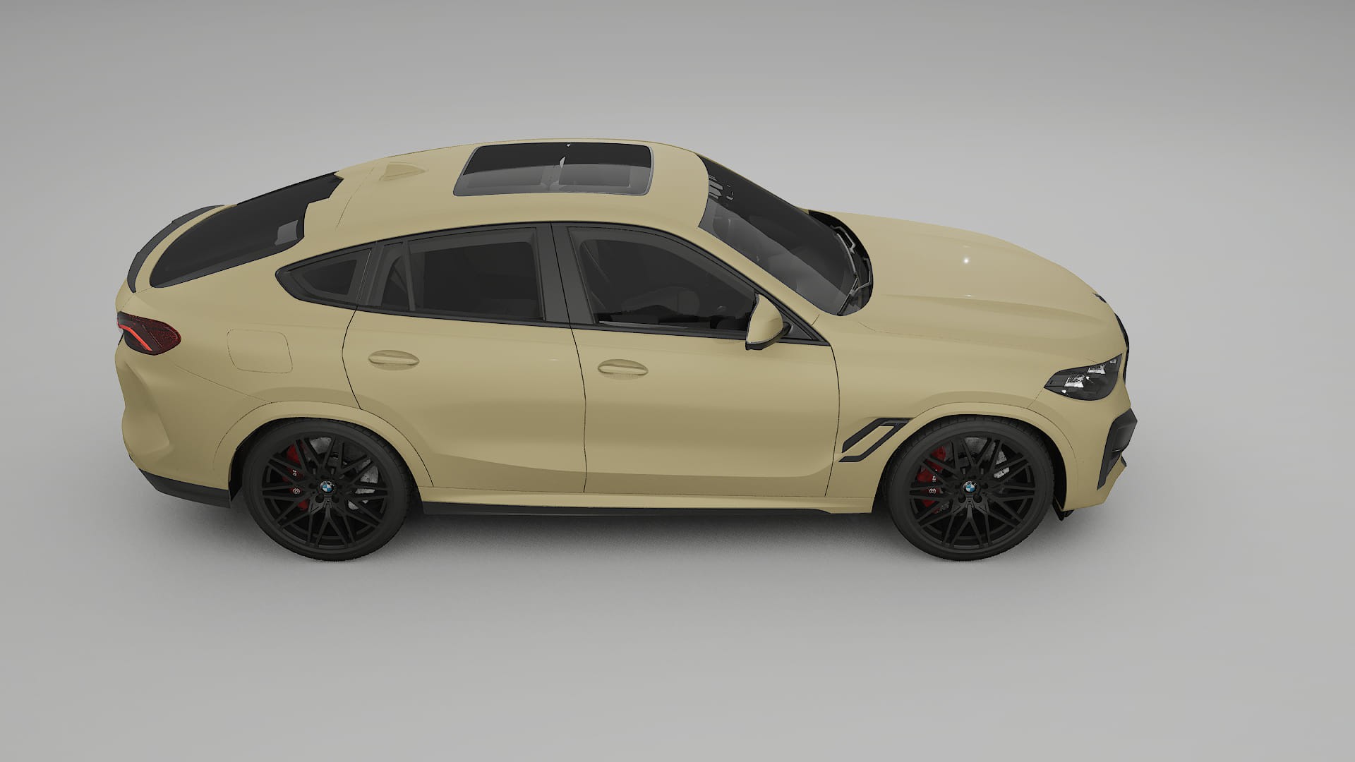BMW X6 F96 Competition TPU Lackskyddsfilm | SAND Färgskiftande PPF – Komplett Förskuret Kit