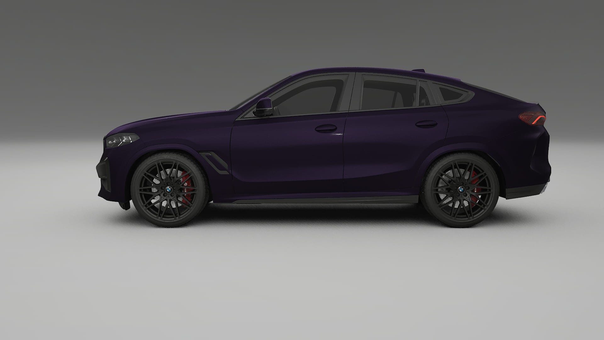 BMW X6 F96 Competition TPU Lackskyddsfilm | VIOLET Färgskiftande PPF – Komplett Förskuret Kit