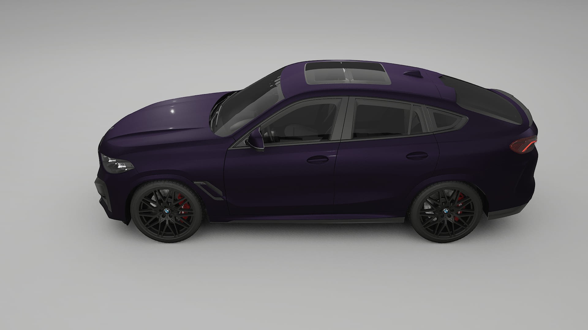 BMW X6 F96 Competition TPU Lackskyddsfilm | VIOLET Färgskiftande PPF – Komplett Förskuret Kit