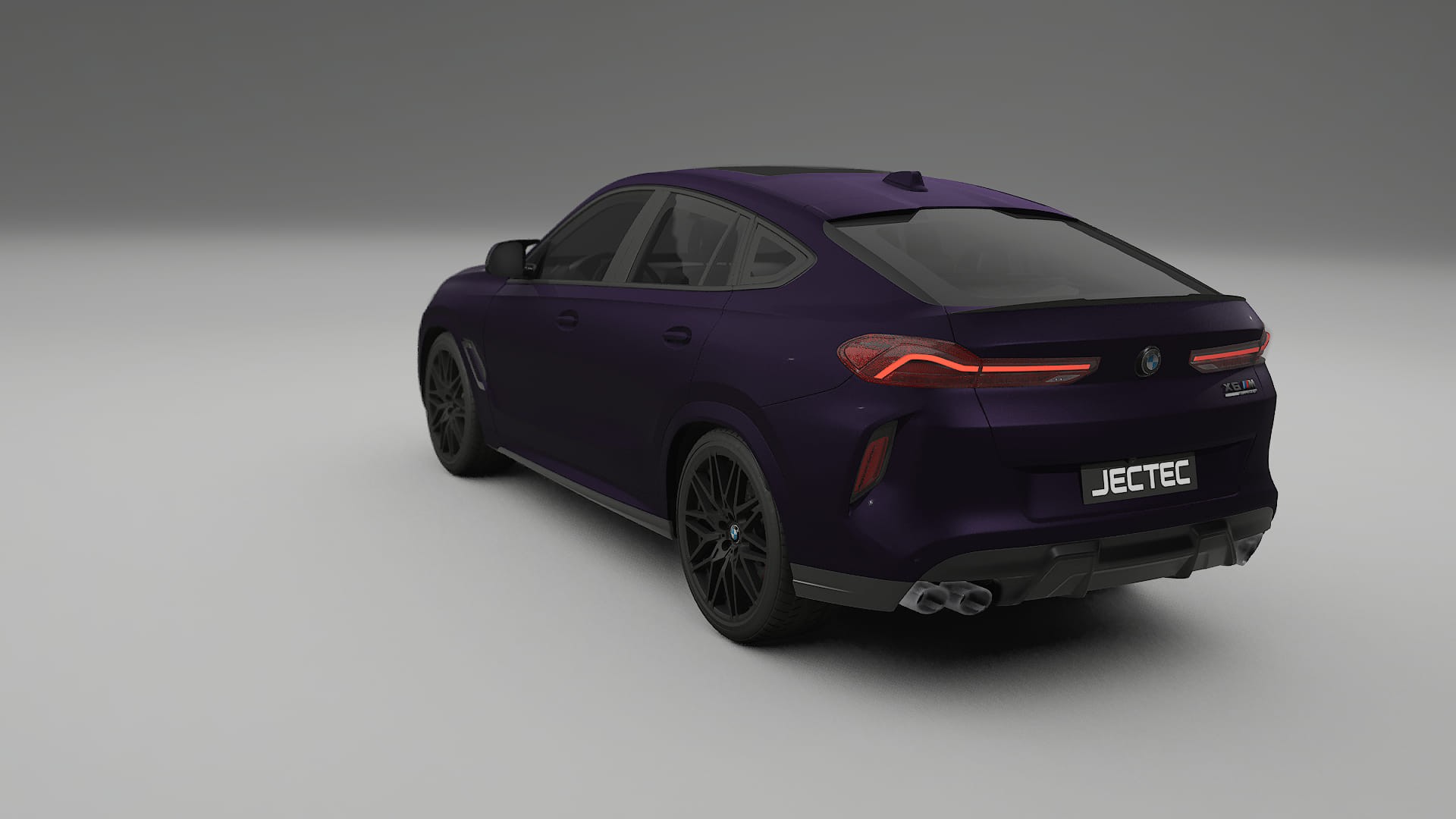 BMW X6 F96 Competition TPU Lackskyddsfilm | VIOLET Färgskiftande PPF – Komplett Förskuret Kit