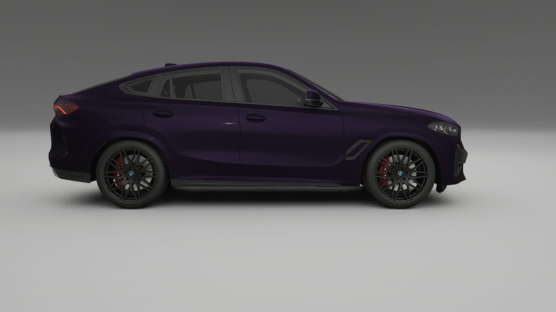 BMW X6 F96 Competition TPU Lackskyddsfilm | VIOLET Färgskiftande PPF – Komplett Förskuret Kit