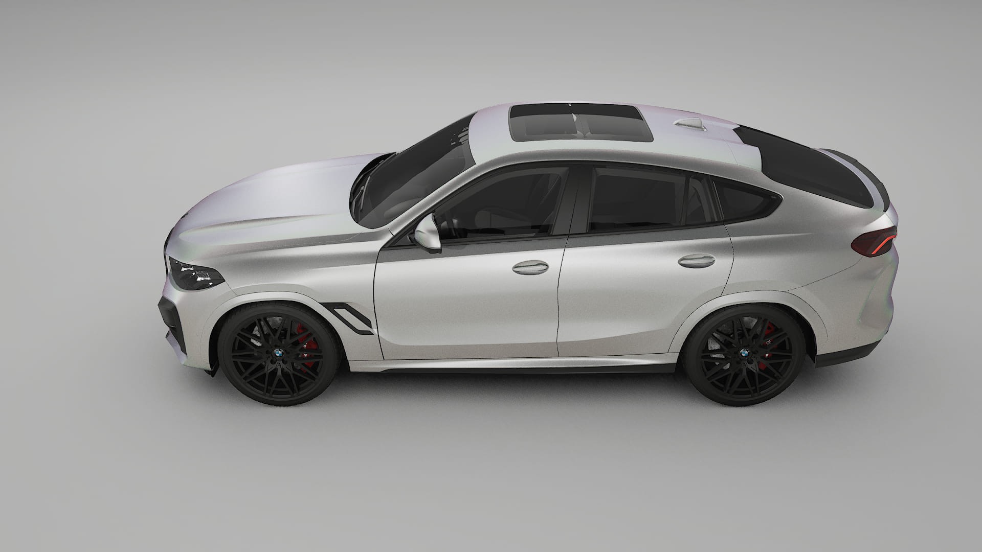 BMW X6 F96 Competition TPU Lackskyddsfilm | NEBULA Färgskiftande PPF – Komplett Förskuret Kit