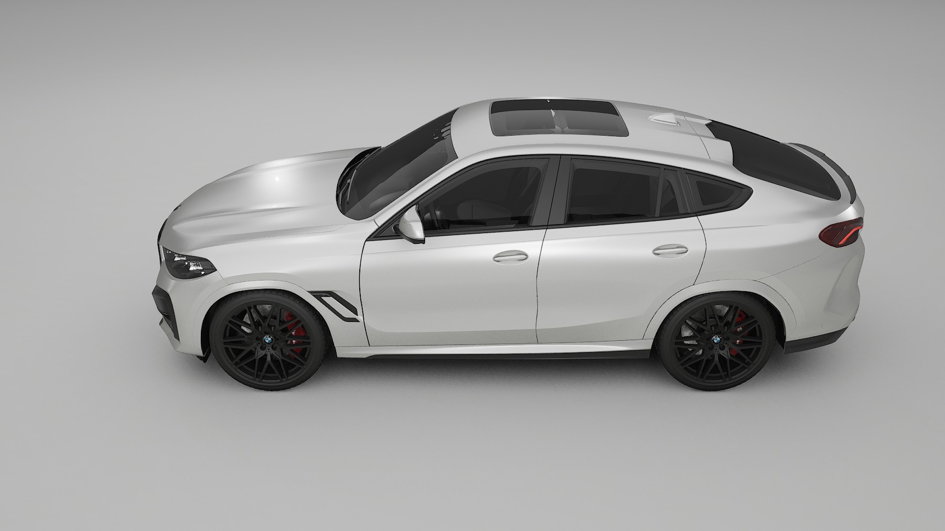 BMW X6 F96 Competition TPU Lackskyddsfilm | OPAL Färgskiftande PPF – Komplett Förskuret Kit