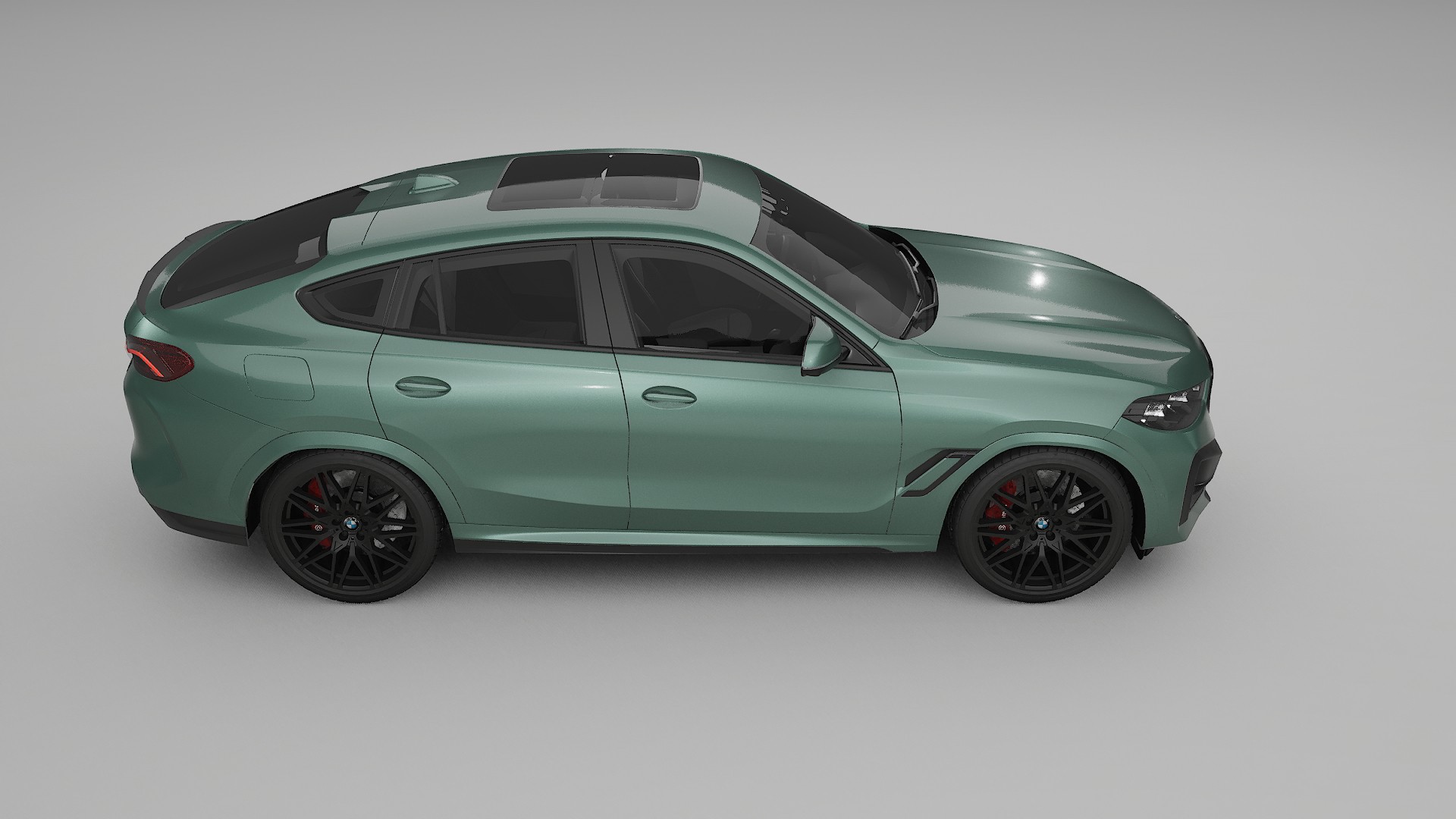 BMW X6 F96 Competition TPU Lackskyddsfilm | EVERGREEN Färgskiftande PPF – Komplett Förskuret Kit