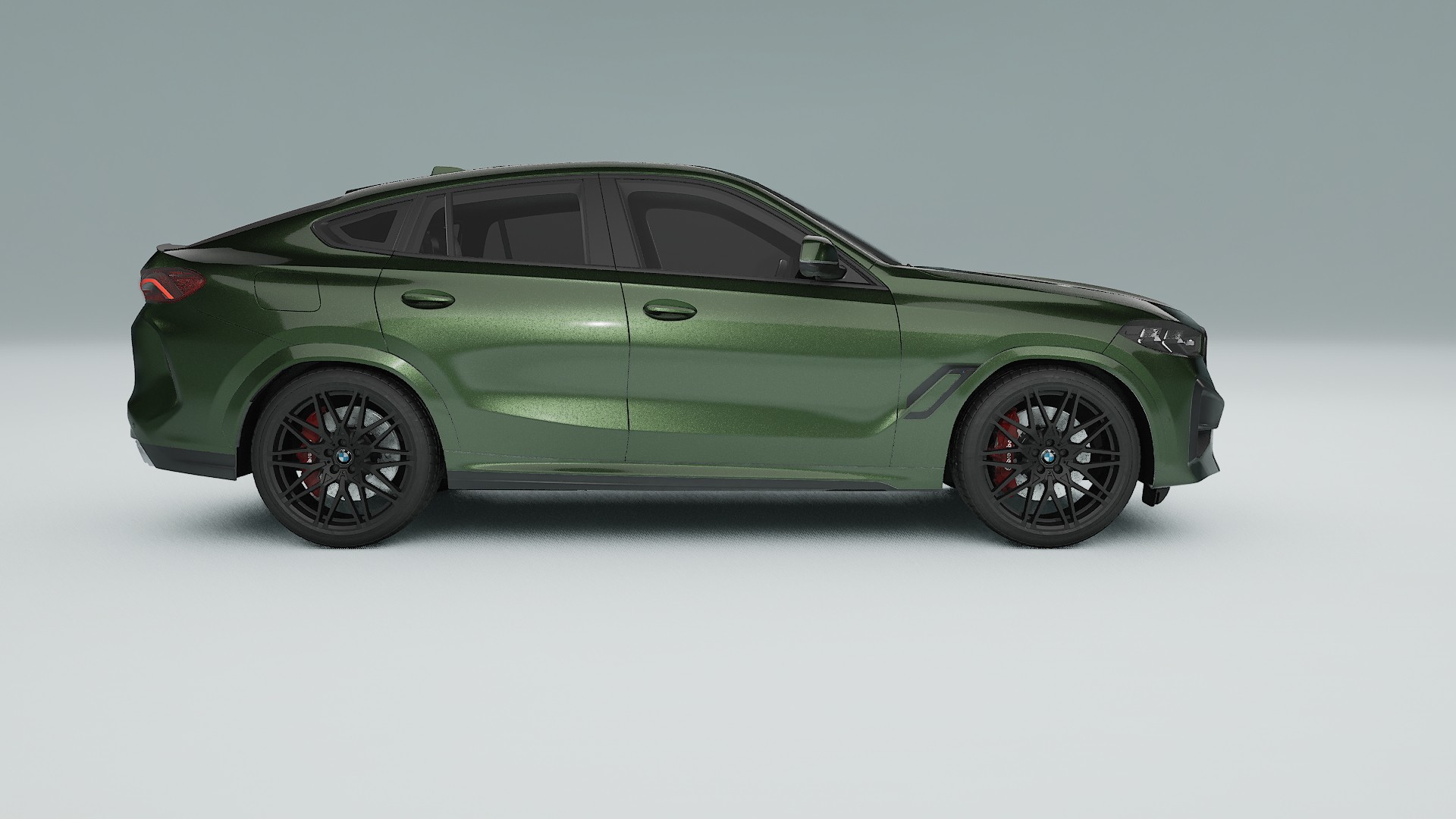 BMW X6 F96 Competition TPU Lackskyddsfilm | LAGOON Färgskiftande PPF – Komplett Förskuret Kit