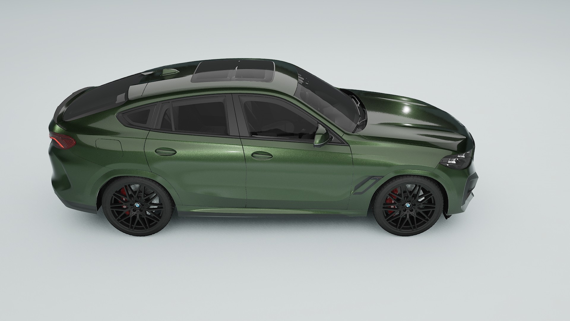 BMW X6 F96 Competition TPU Lackskyddsfilm | LAGOON Färgskiftande PPF – Komplett Förskuret Kit