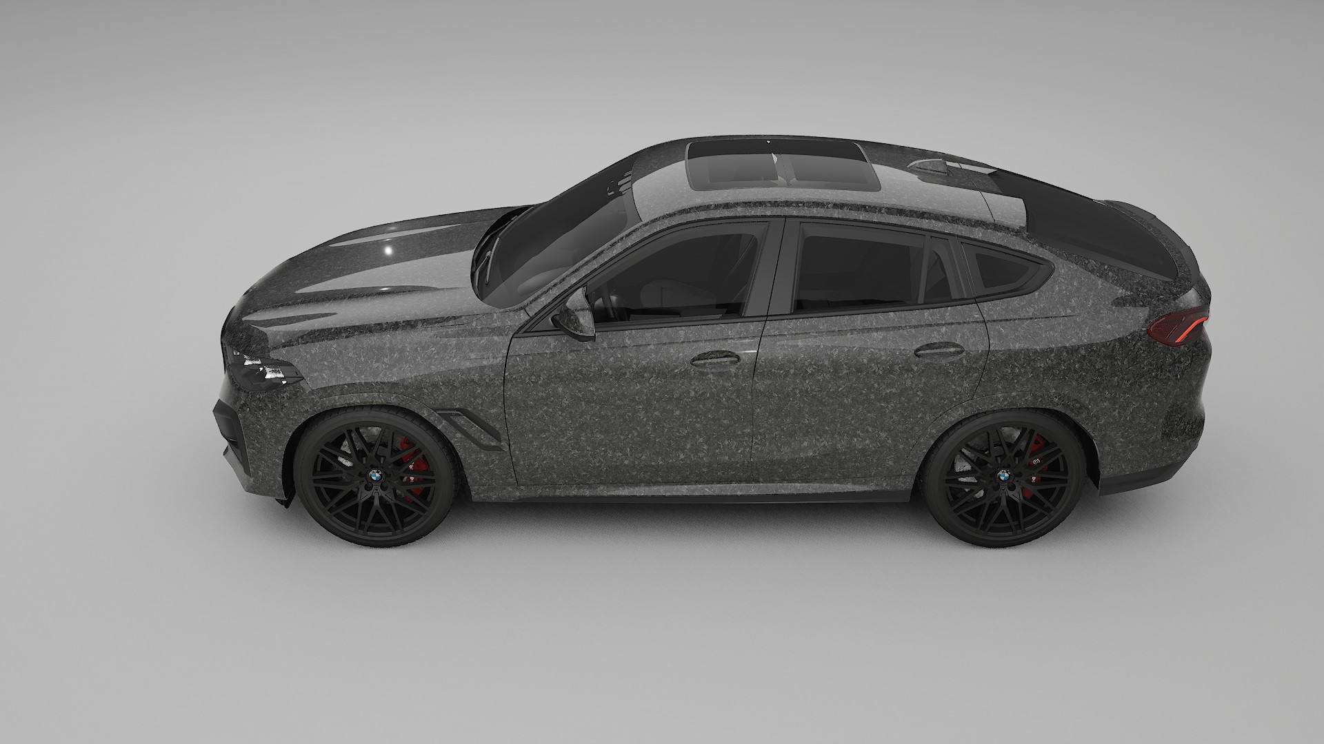 BMW X6 F96 Competition TPU Lackskyddsfilm | FORGED S Färgskiftande PPF – Komplett Förskuret Kit