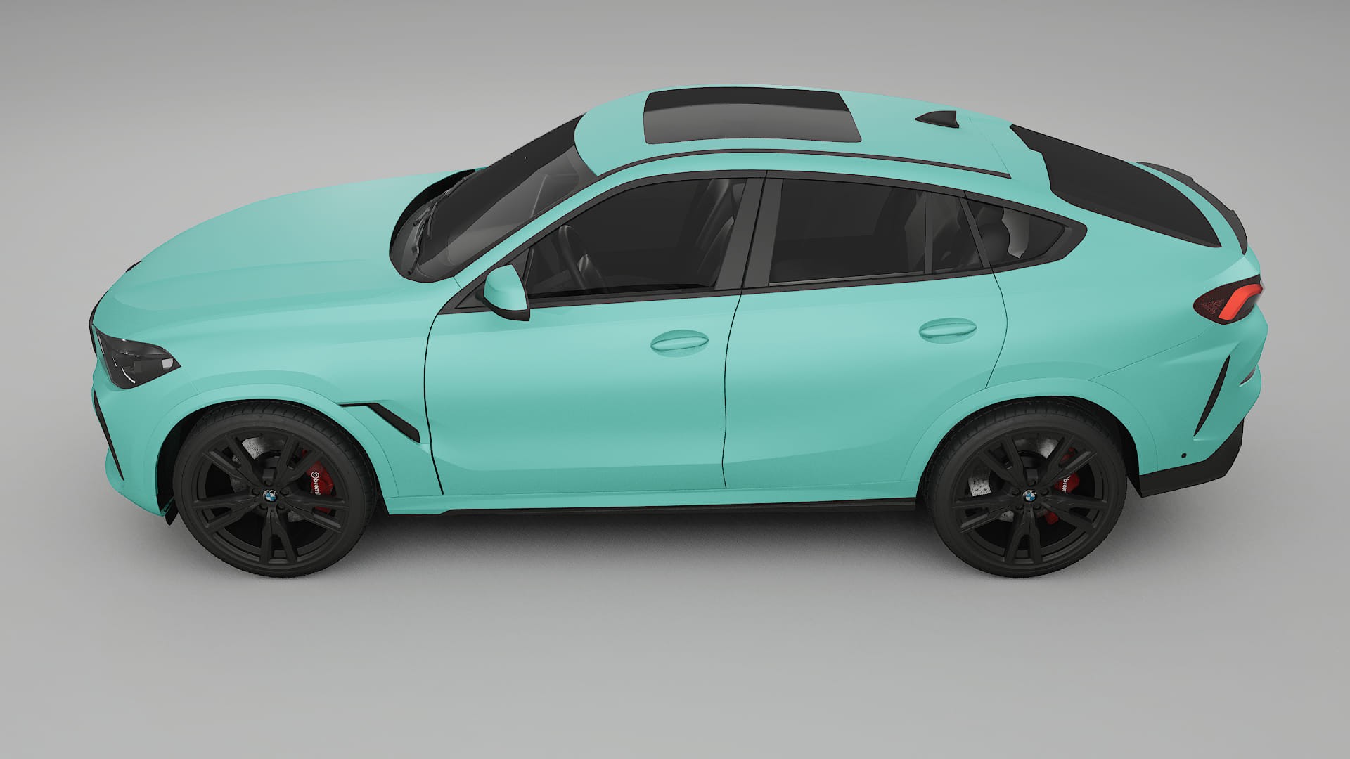 BMW X6 G06 F96 TPU Lackskyddsfilm | FROST Färgskiftande PPF – Komplett Förskuret Kit