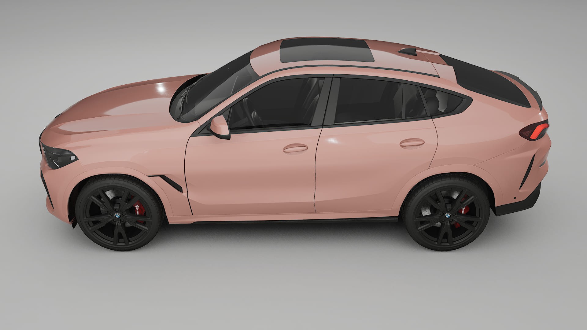 BMW X6 G06 F96 TPU Lackskyddsfilm | BLUSH Färgskiftande PPF – Komplett Förskuret Kit
