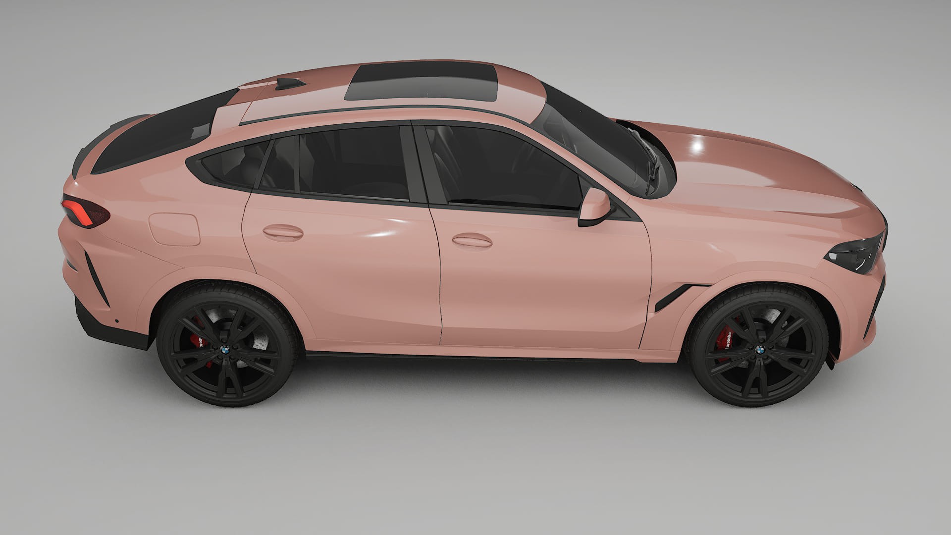 BMW X6 G06 F96 TPU Lackskyddsfilm | BLUSH Färgskiftande PPF – Komplett Förskuret Kit