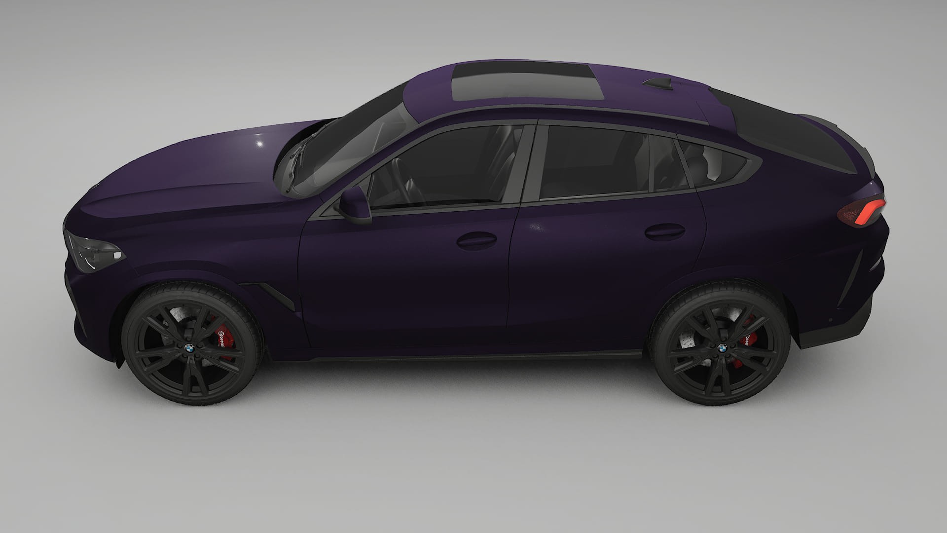 BMW X6 G06 F96 TPU Lackskyddsfilm | VIOLET Färgskiftande PPF – Komplett Förskuret Kit