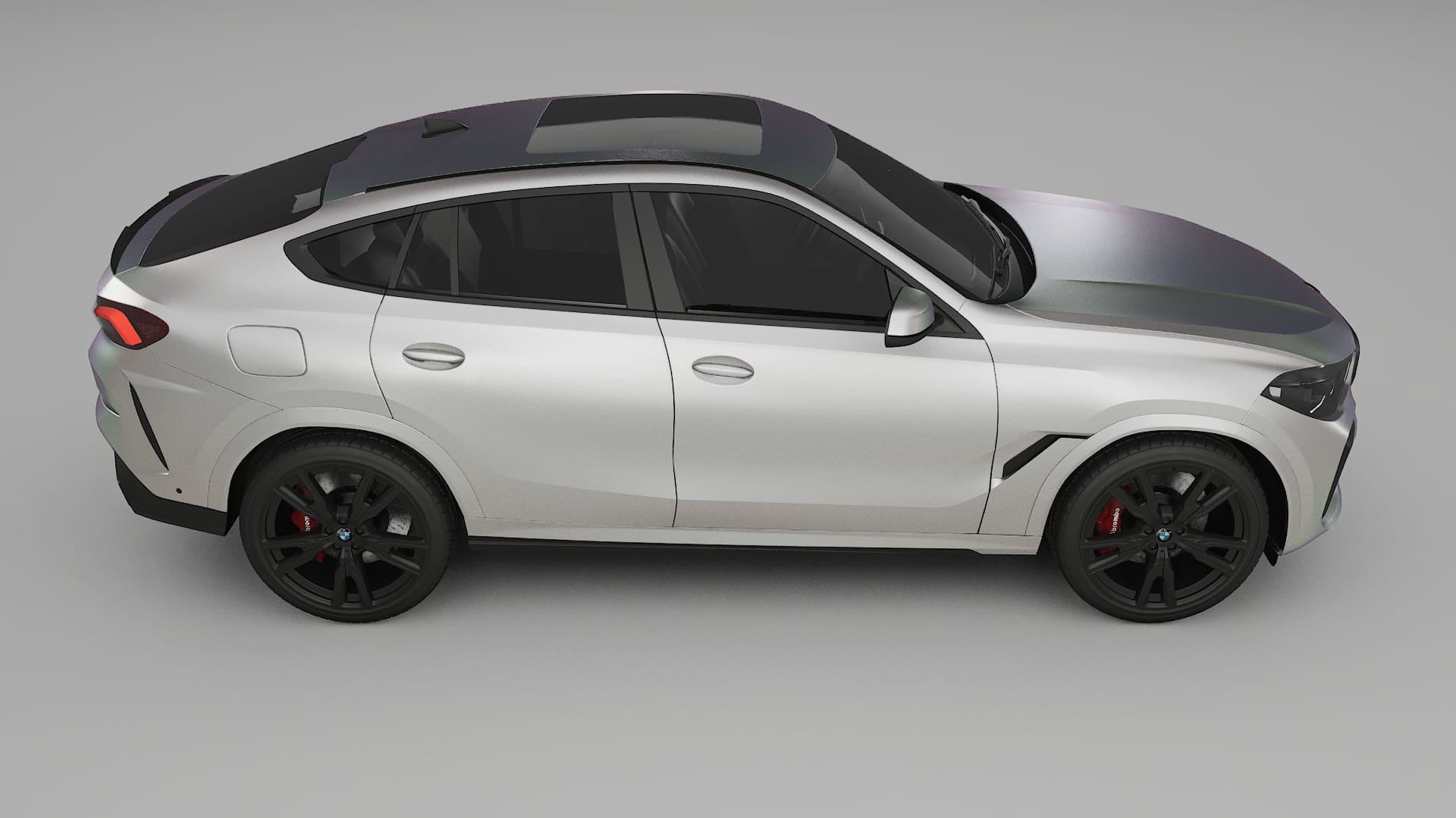 BMW X6 G06 F96 TPU Lackskyddsfilm | NEBULA Färgskiftande PPF – Komplett Förskuret Kit