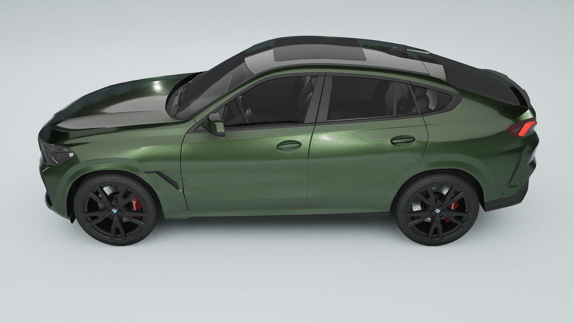 BMW X6 G06 F96 TPU Lackskyddsfilm | LAGOON Färgskiftande PPF – Komplett Förskuret Kit