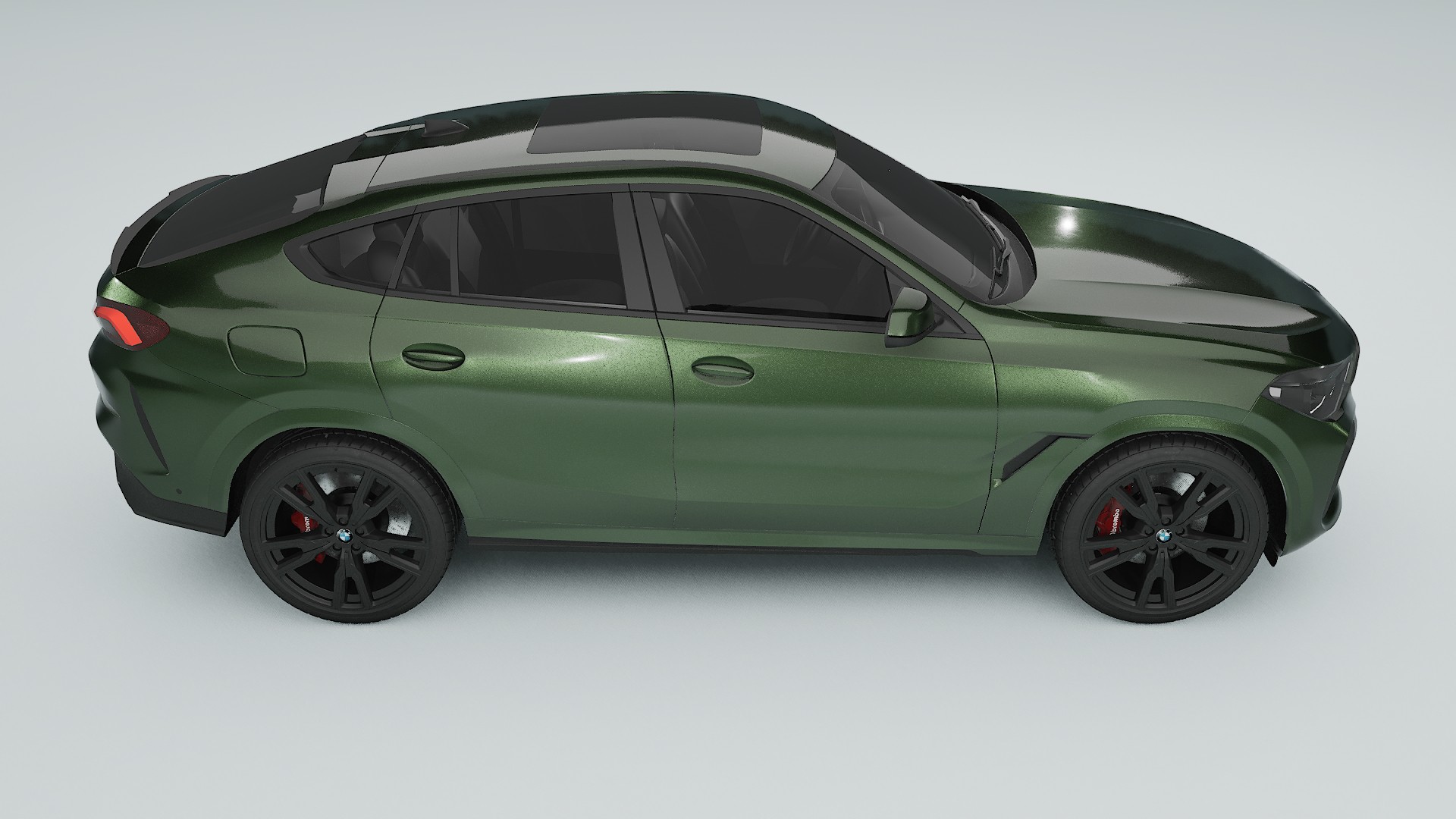 BMW X6 G06 F96 TPU Lackskyddsfilm | LAGOON Färgskiftande PPF – Komplett Förskuret Kit