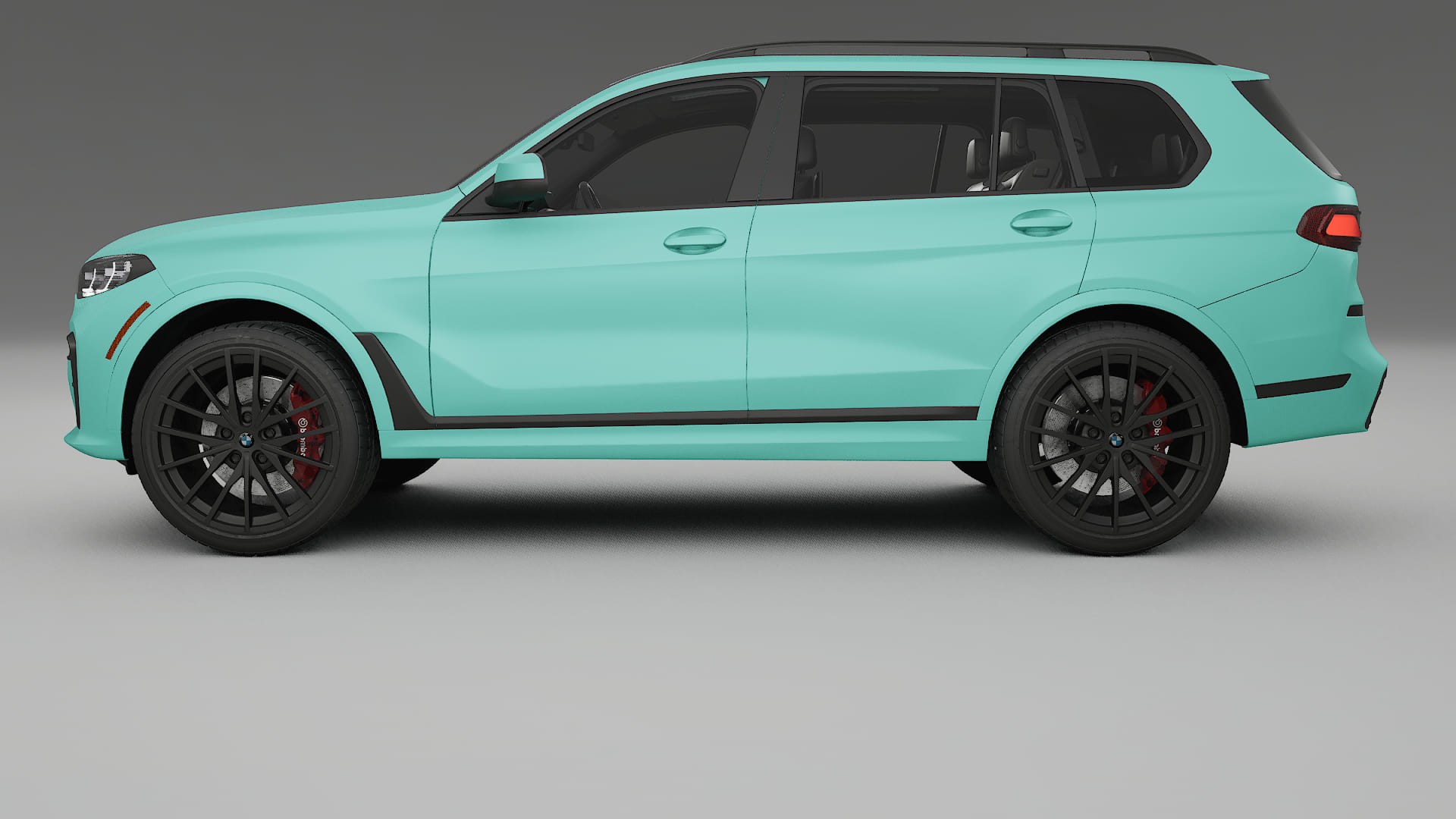 BMW X7 M G07 TPU Lackskyddsfilm | FROST Färgskiftande PPF – Komplett Förskuret Kit